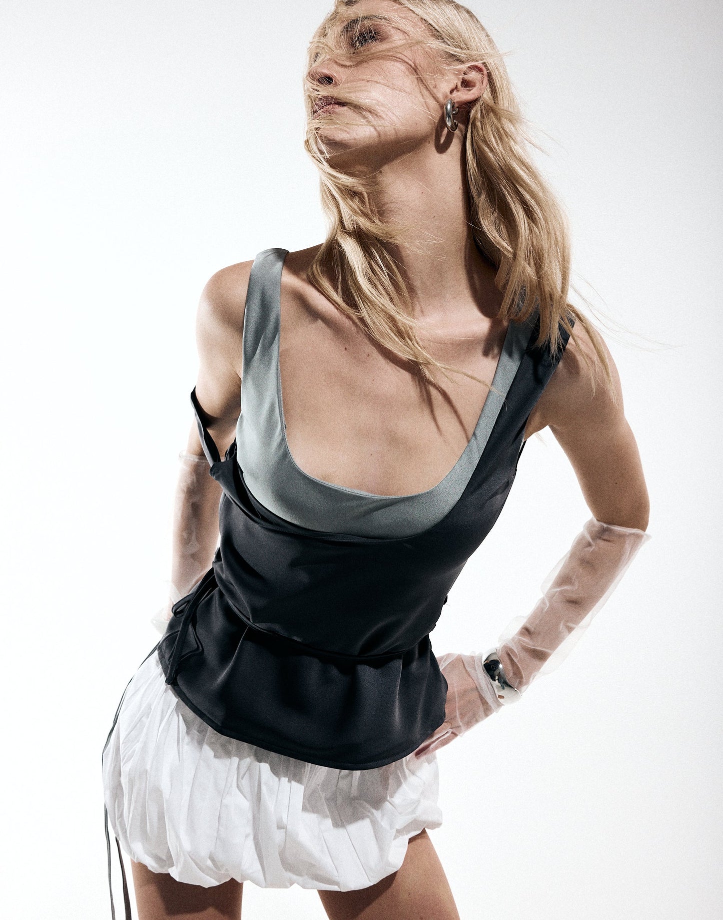 Greer Top (Smokey Blue)