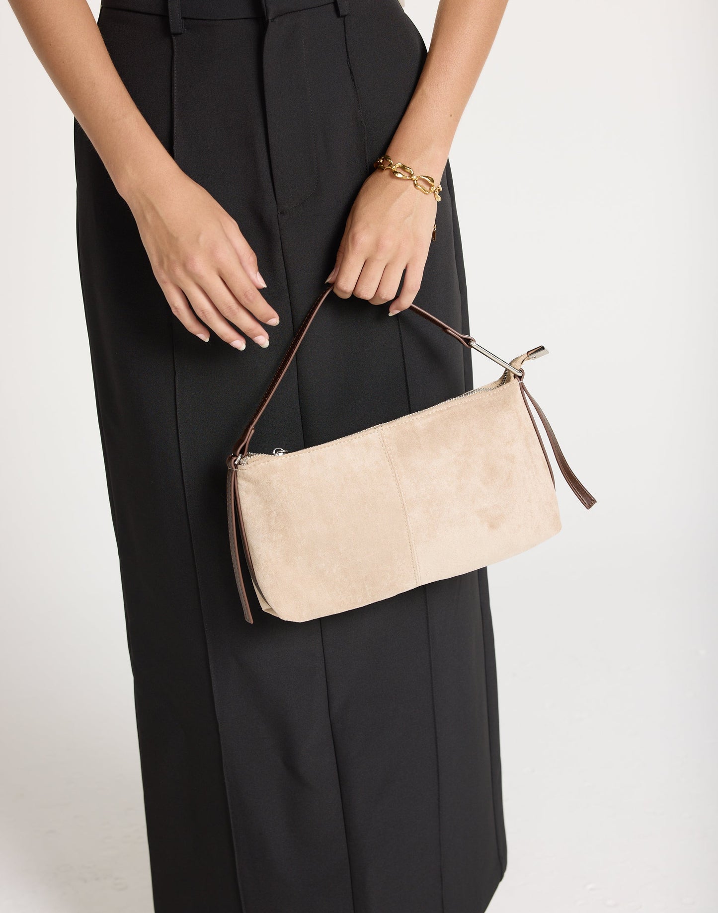 Bonnie Shoulder Bag (Light Beige) - By Billini