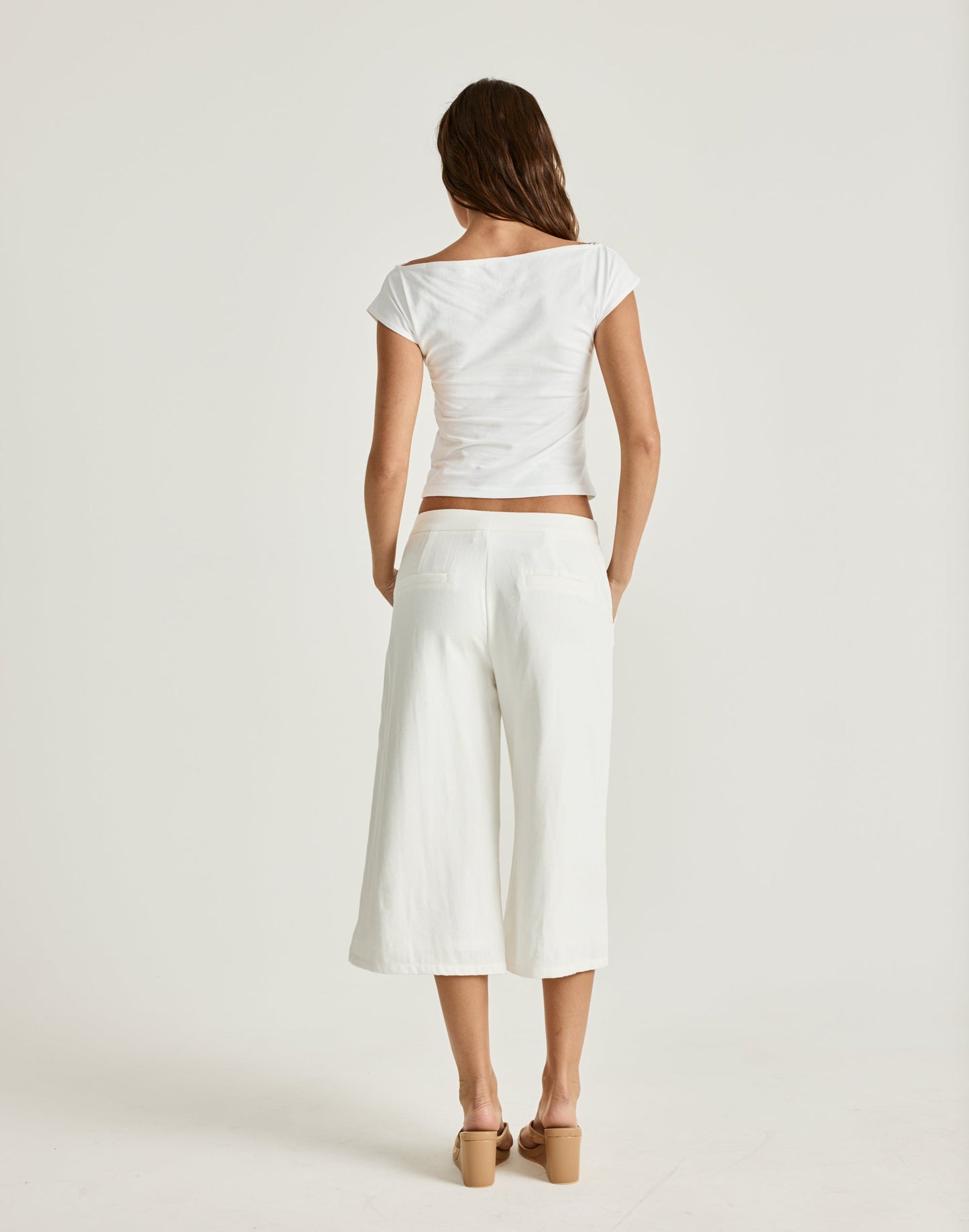Katia Midi Pants (White)