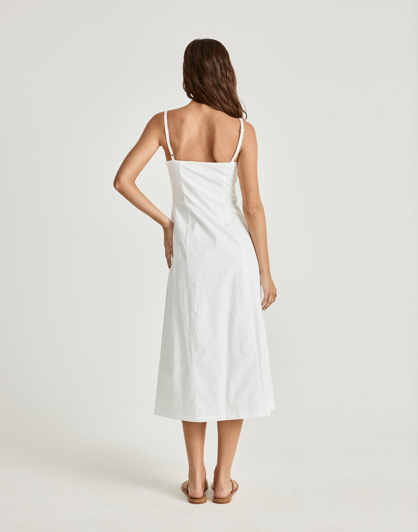 Duran Midi Dress (White)