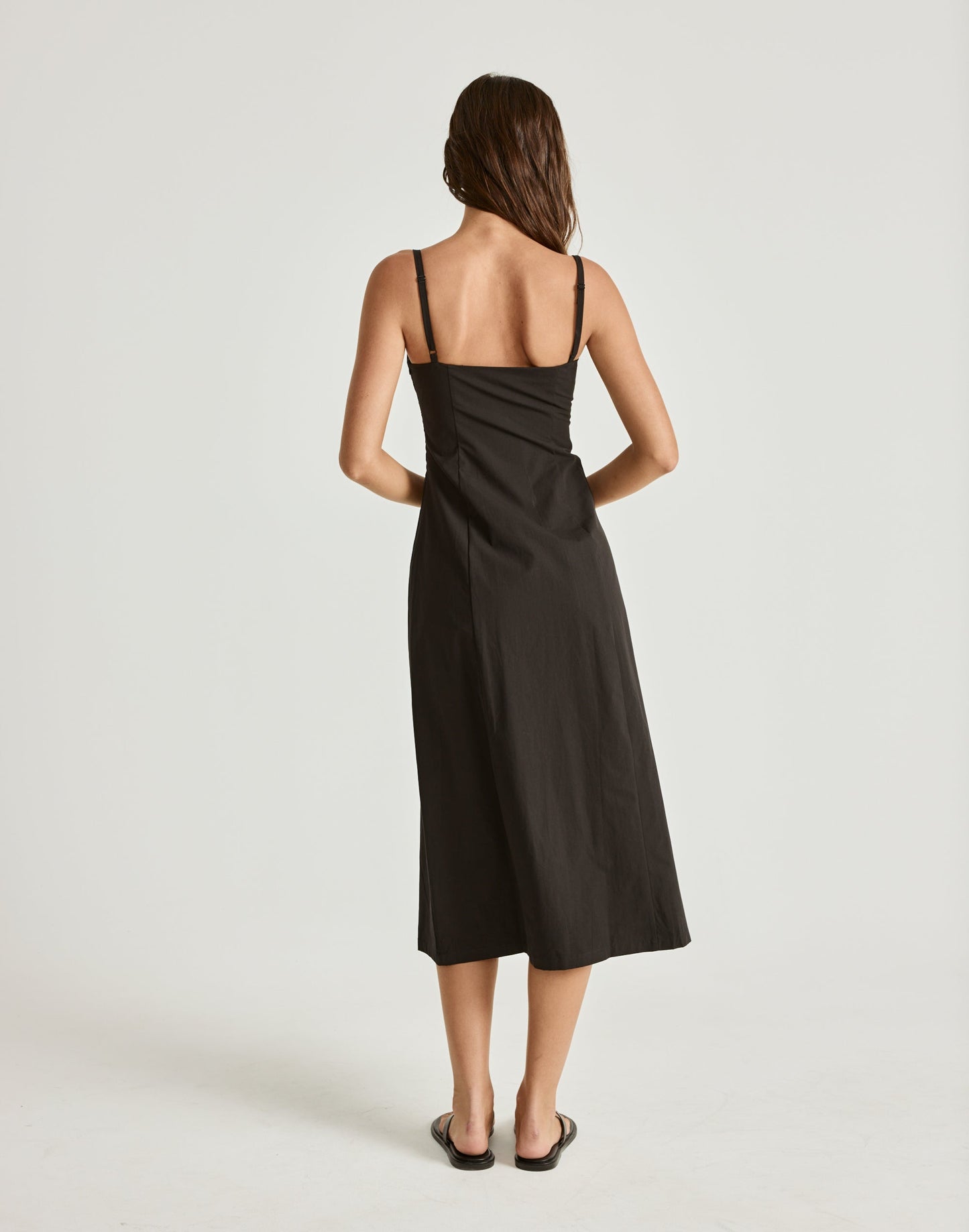 Duran Midi Dress (Black)