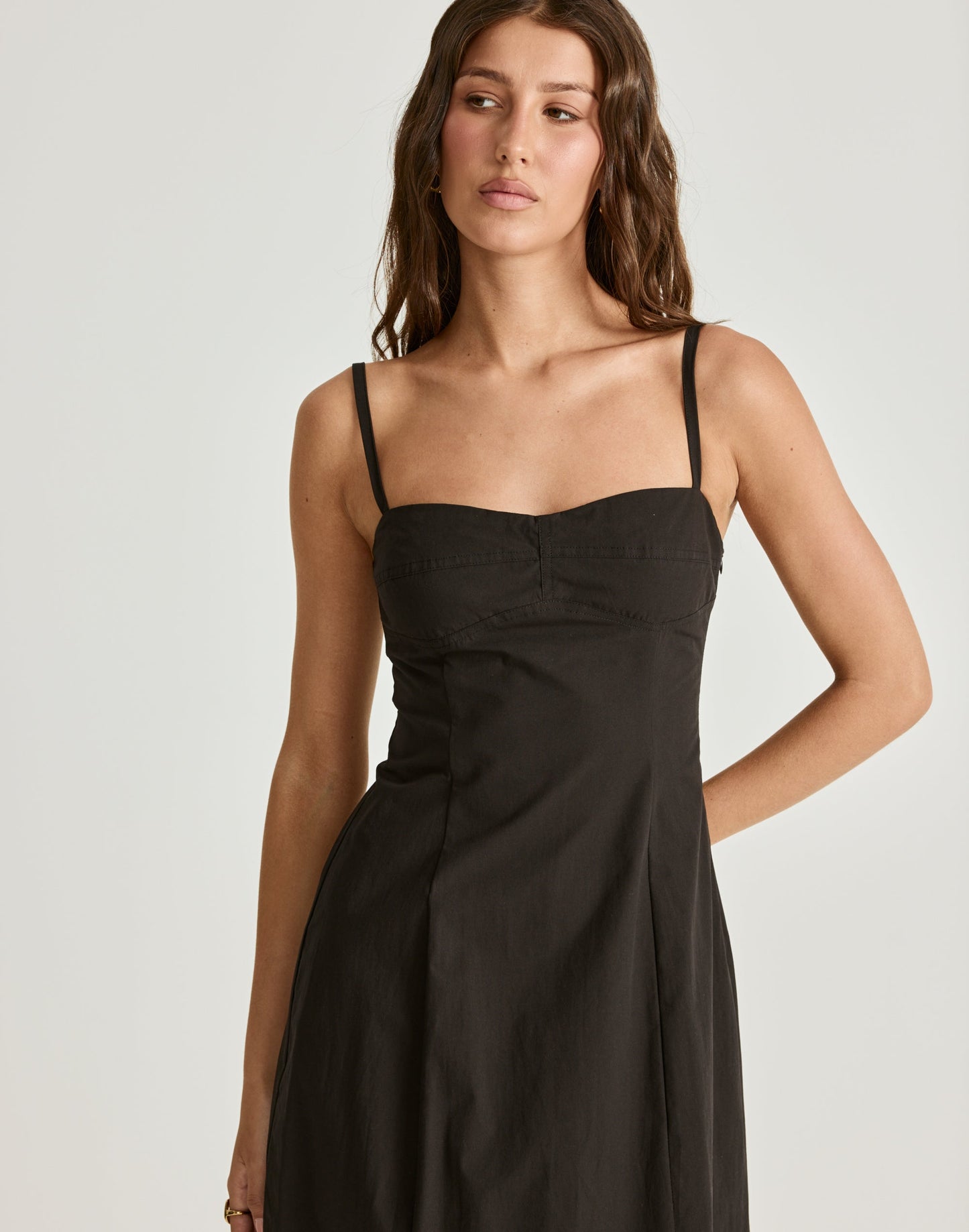 Duran Midi Dress (Black)