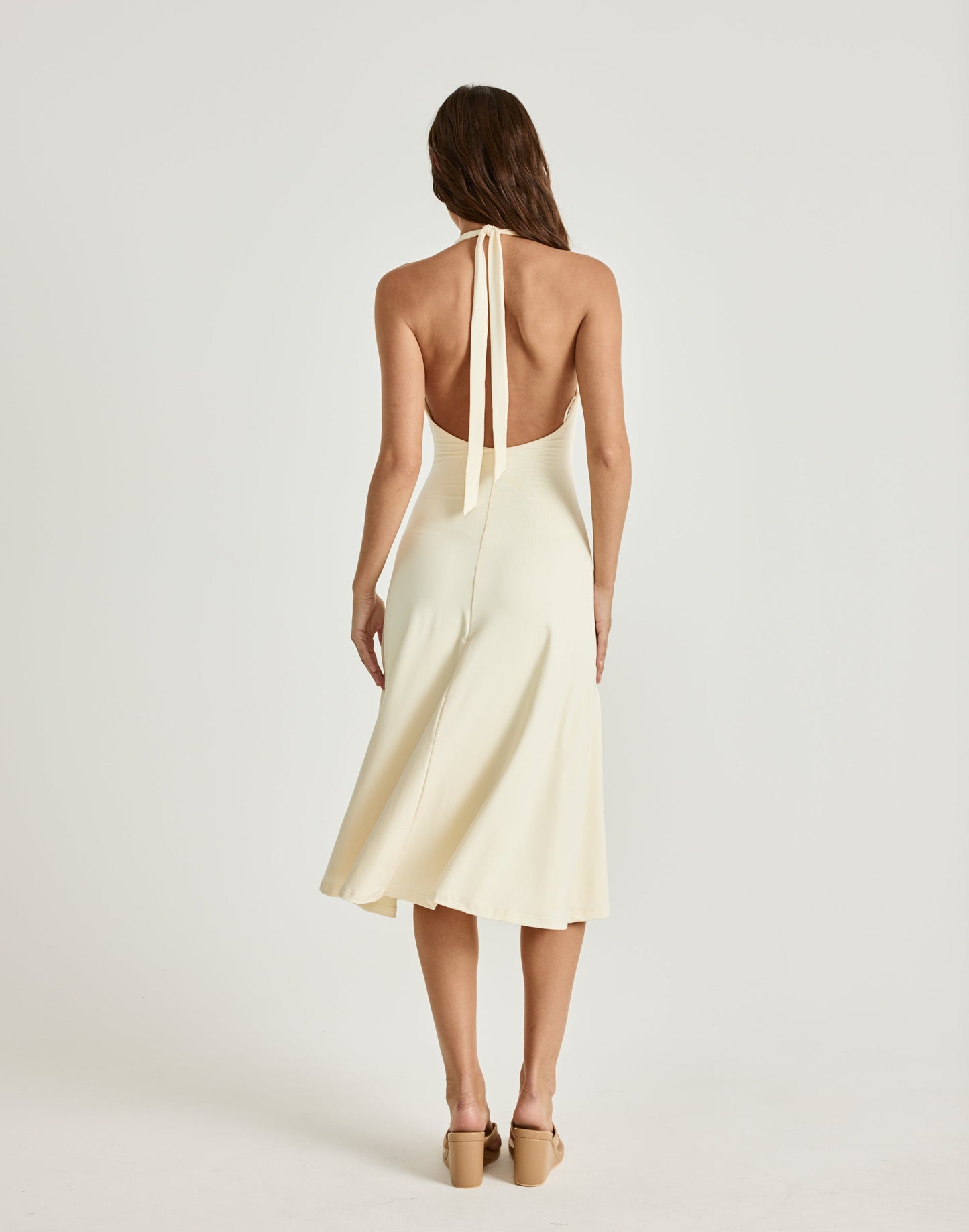 Sable Midi Dress (Butter)