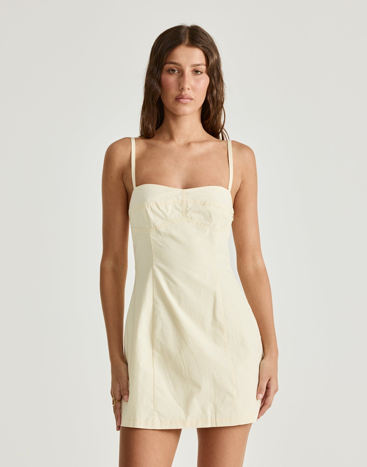Duran Mini Dress (Butter)