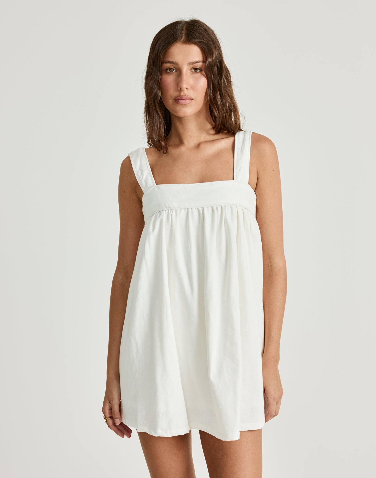 Sutton Mini Dress (White)