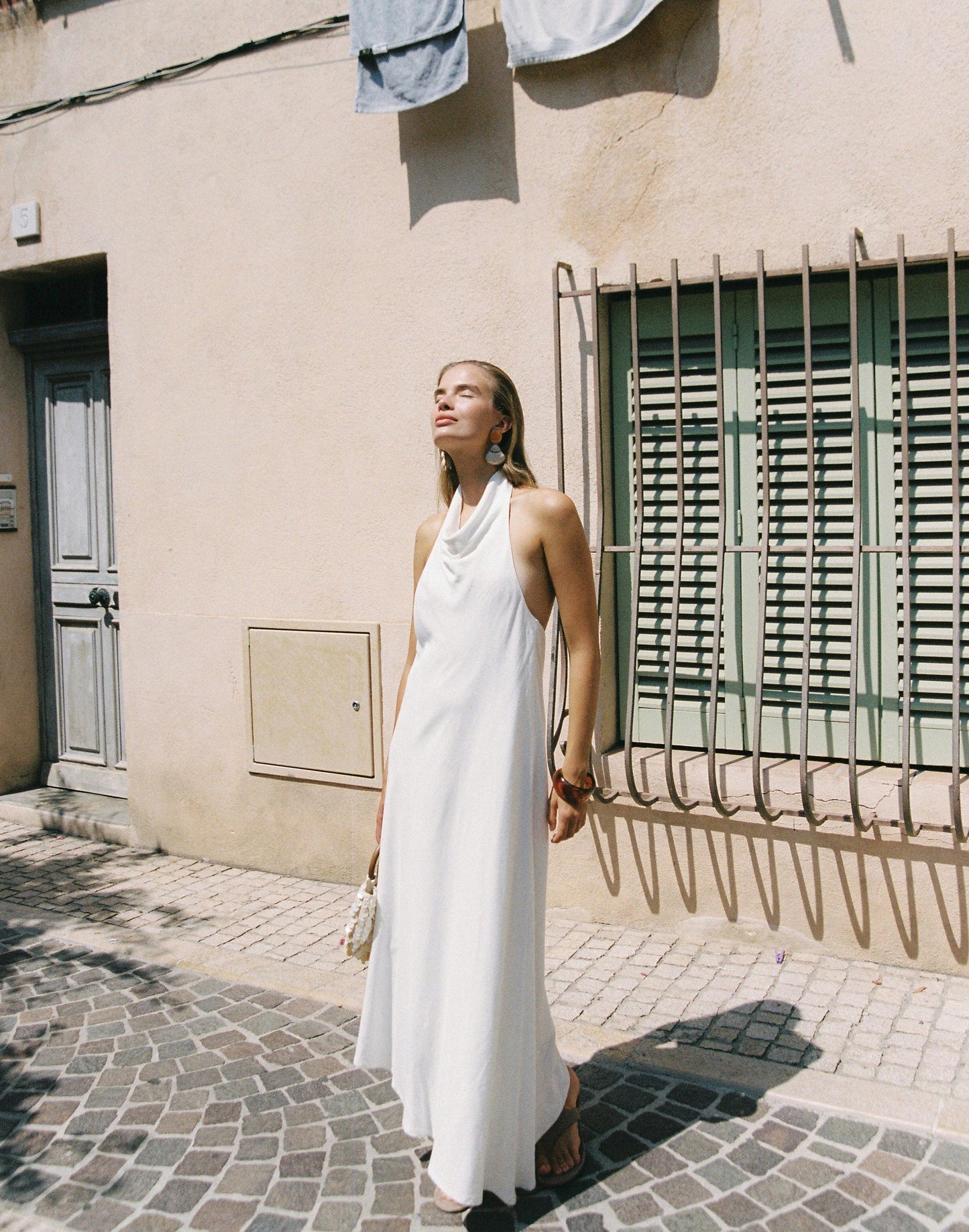 Mila Maxi Dress (Off White)