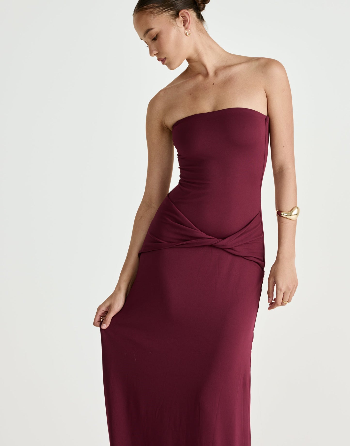 Edela Maxi Dress (Plum)