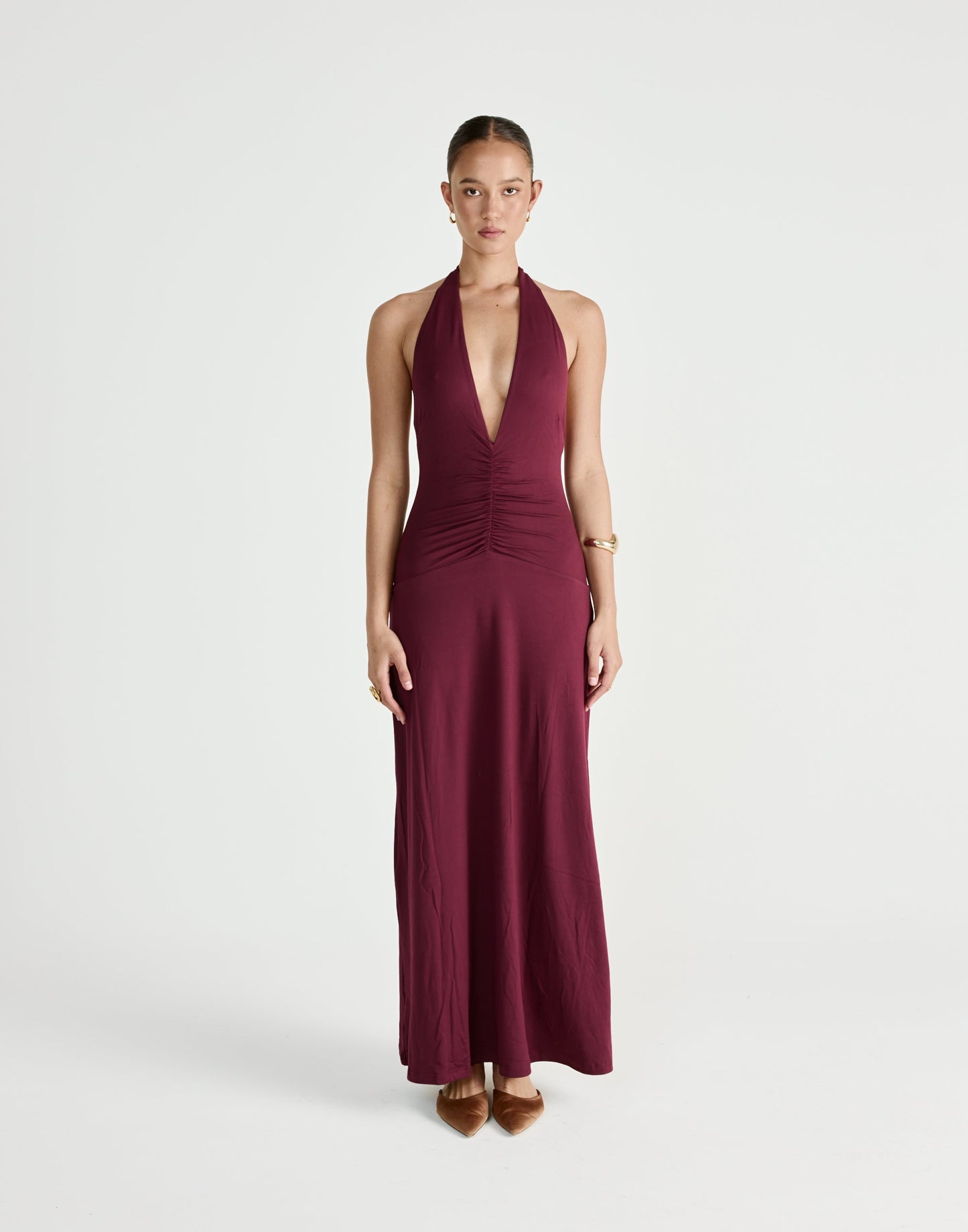 Araminta Maxi Dress (Plum)