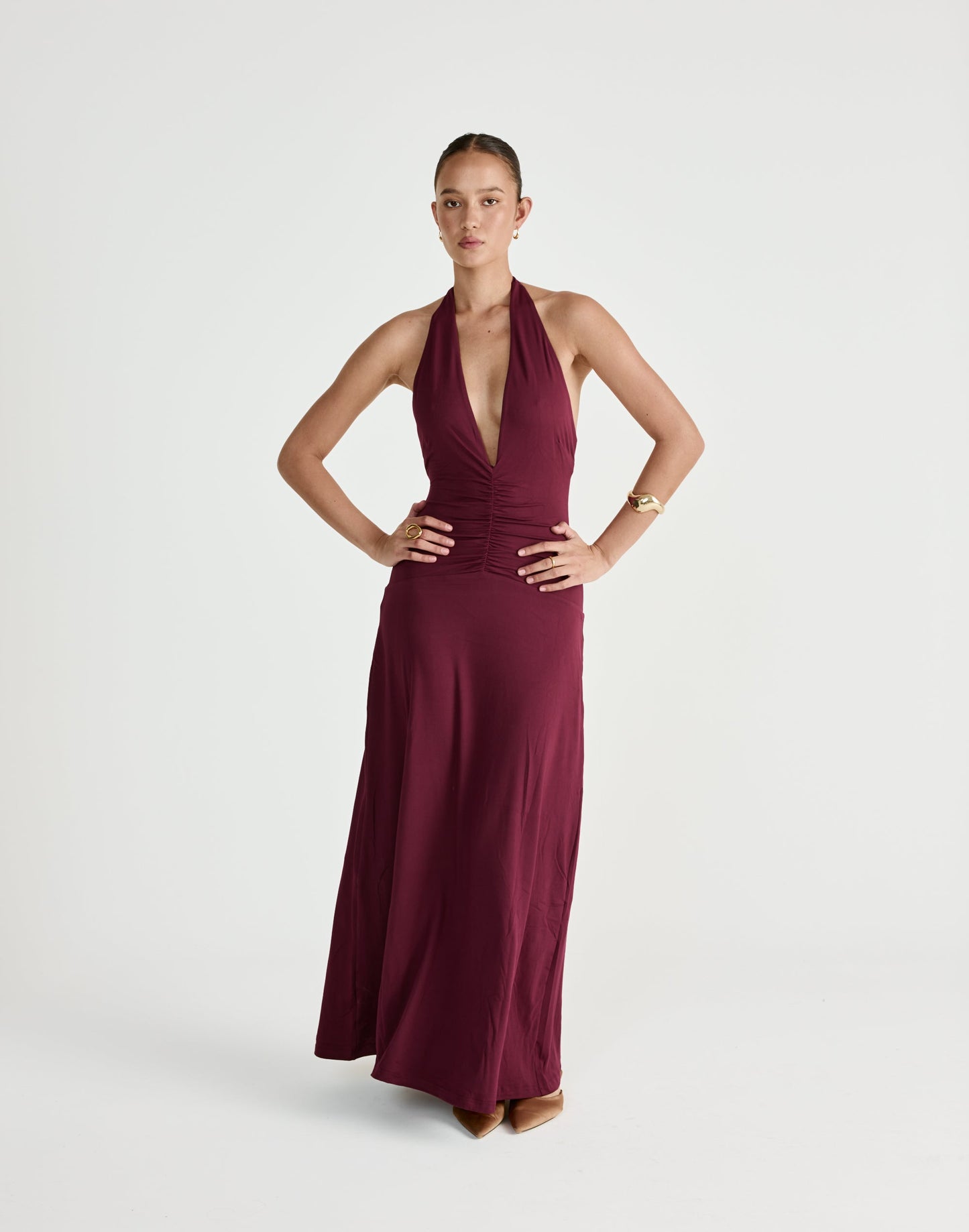 Araminta Maxi Dress (Plum)