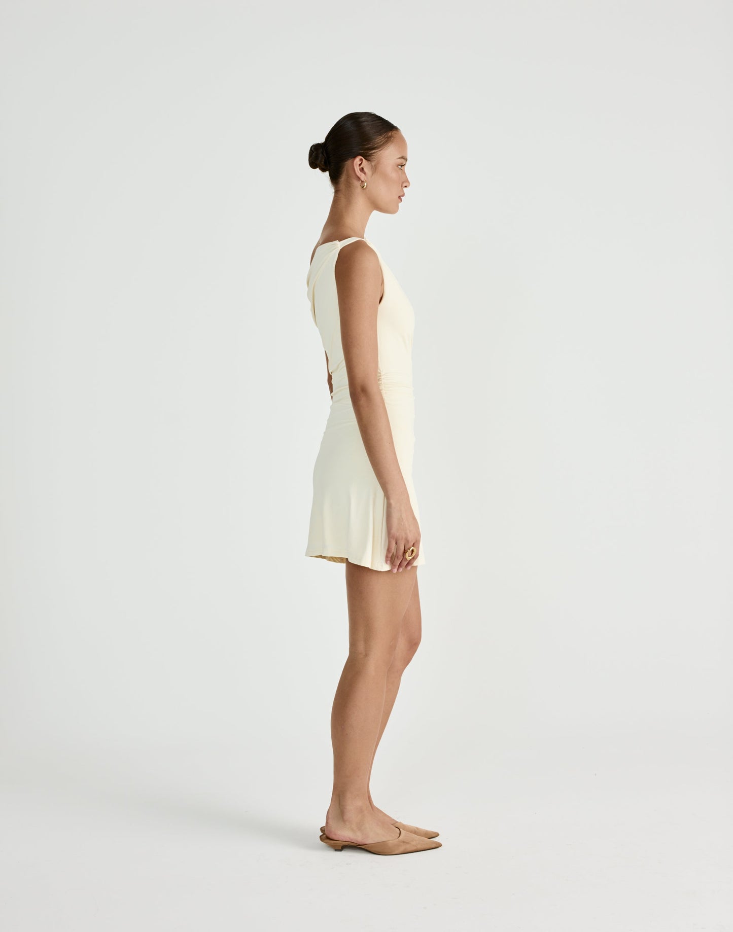 Keegan Mini Dress (Cream)