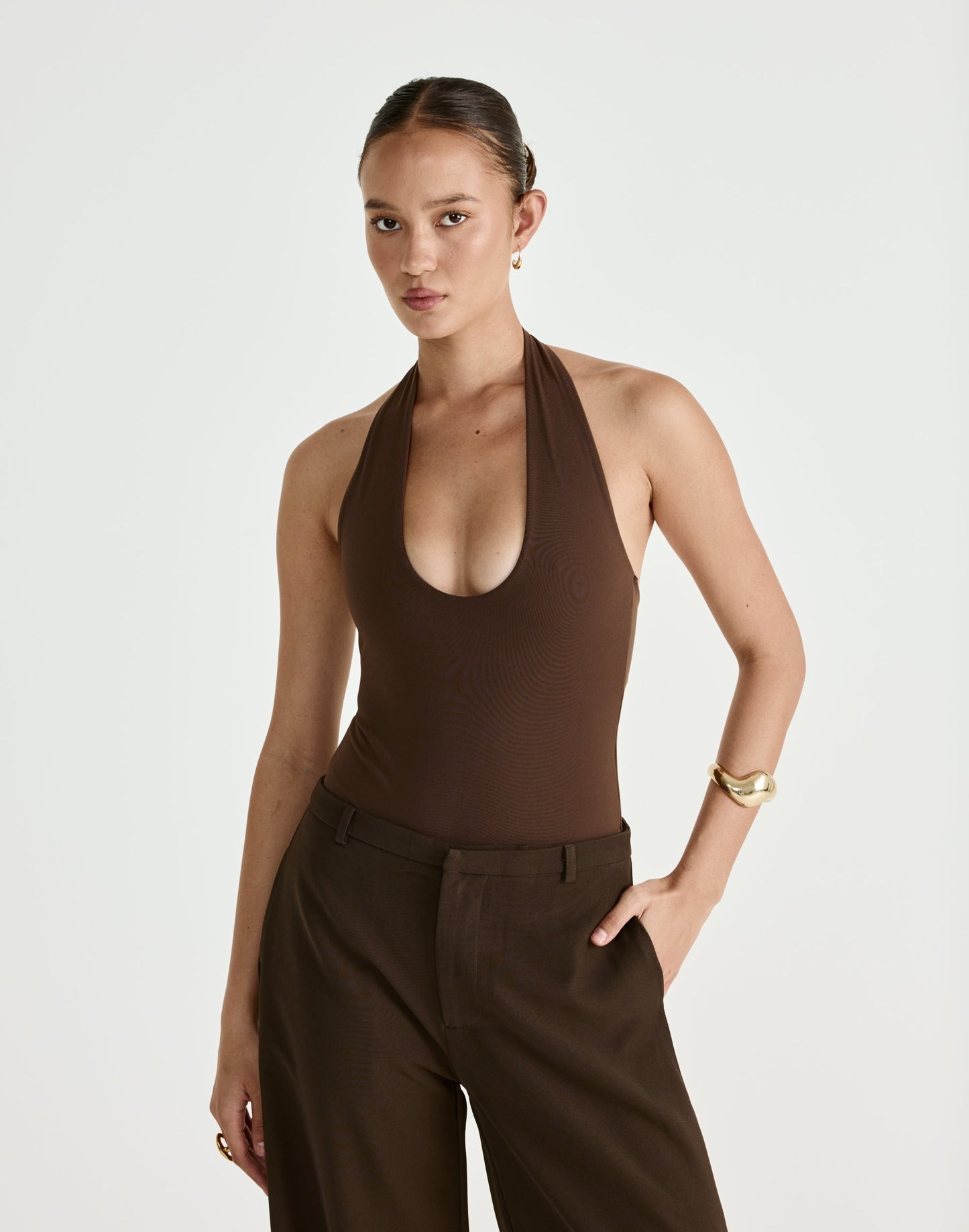 Bastien Bodysuit (Chocolate)