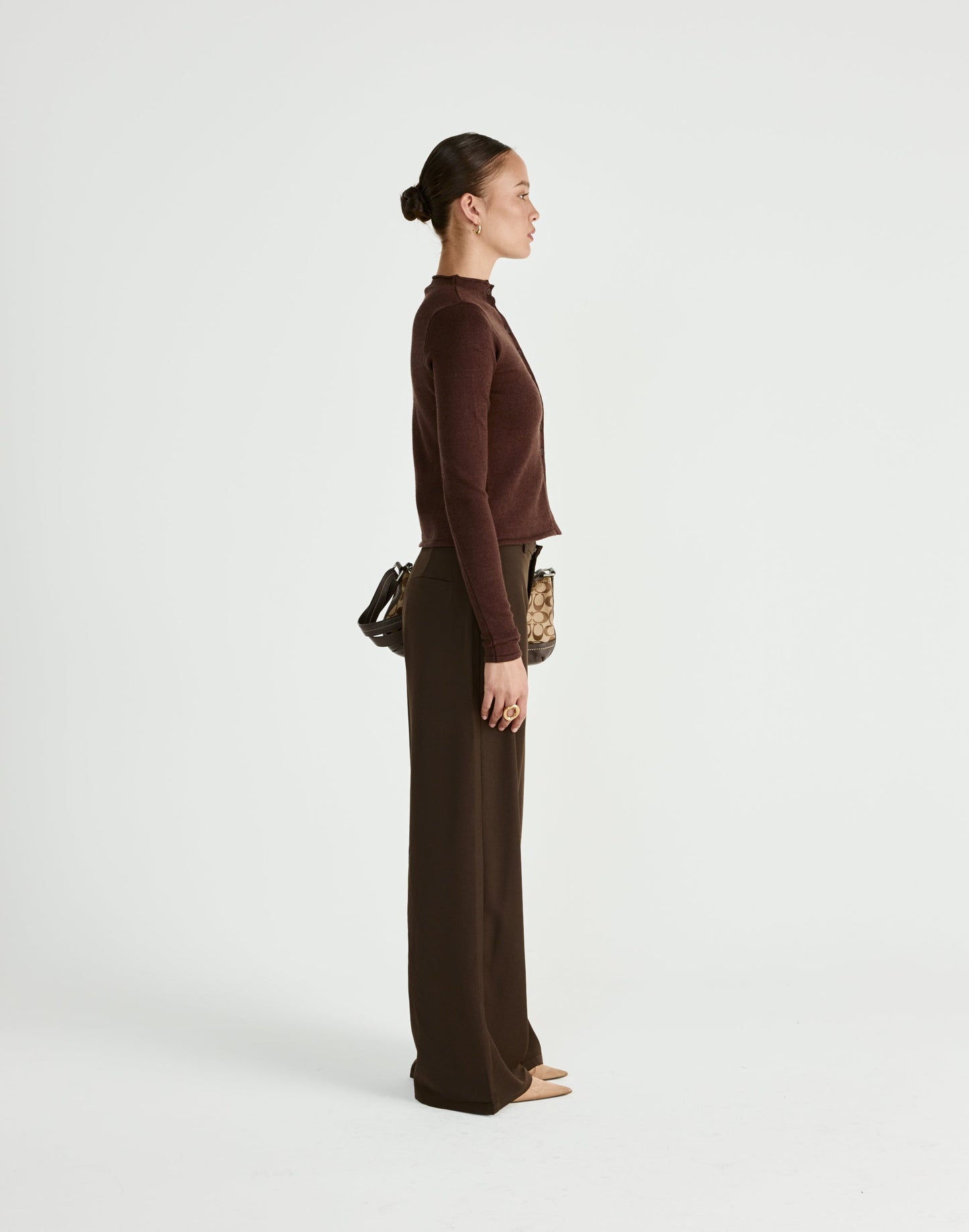 Coen Long Sleeve Top (Chocolate)