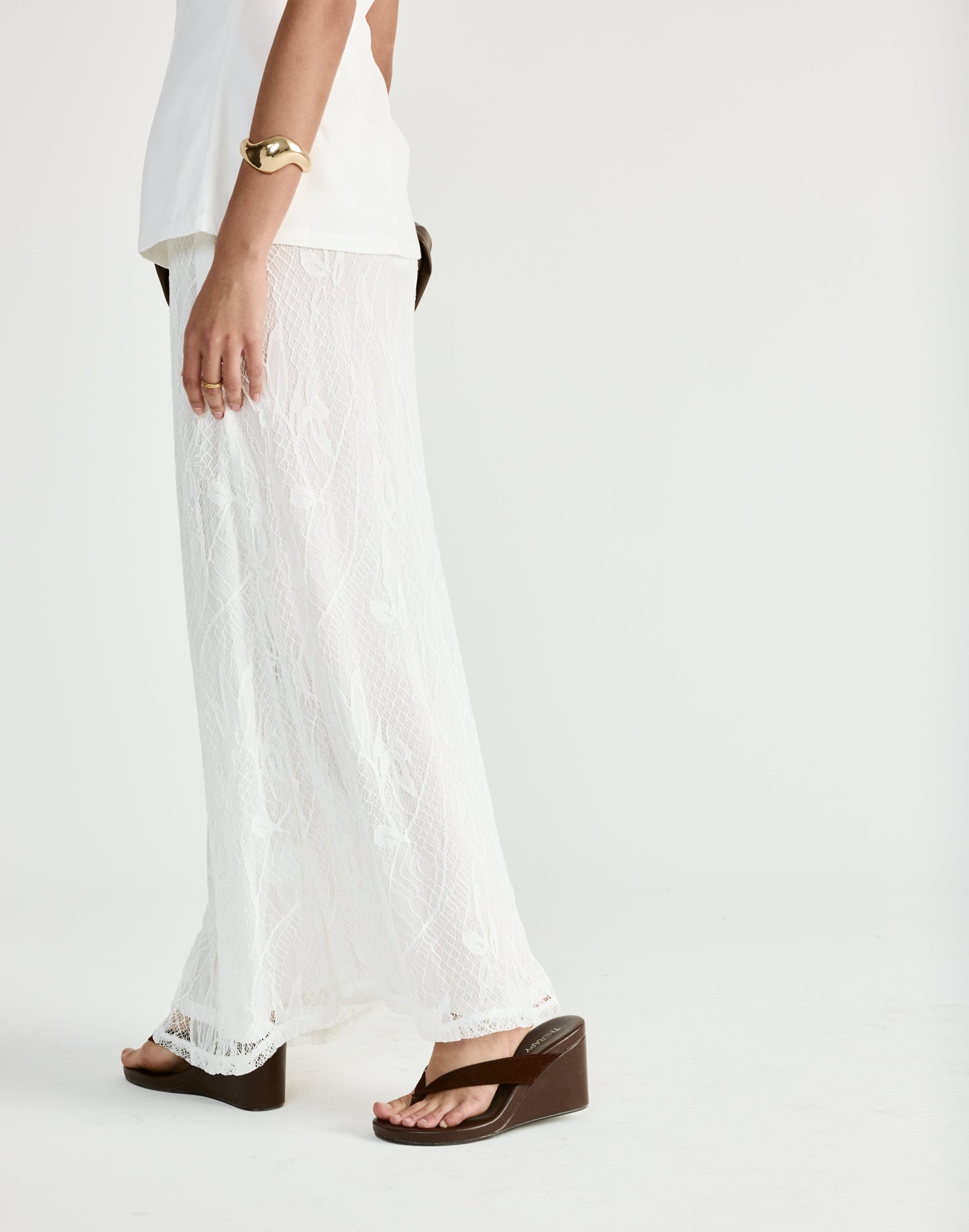 Sita Maxi Skirt (White)