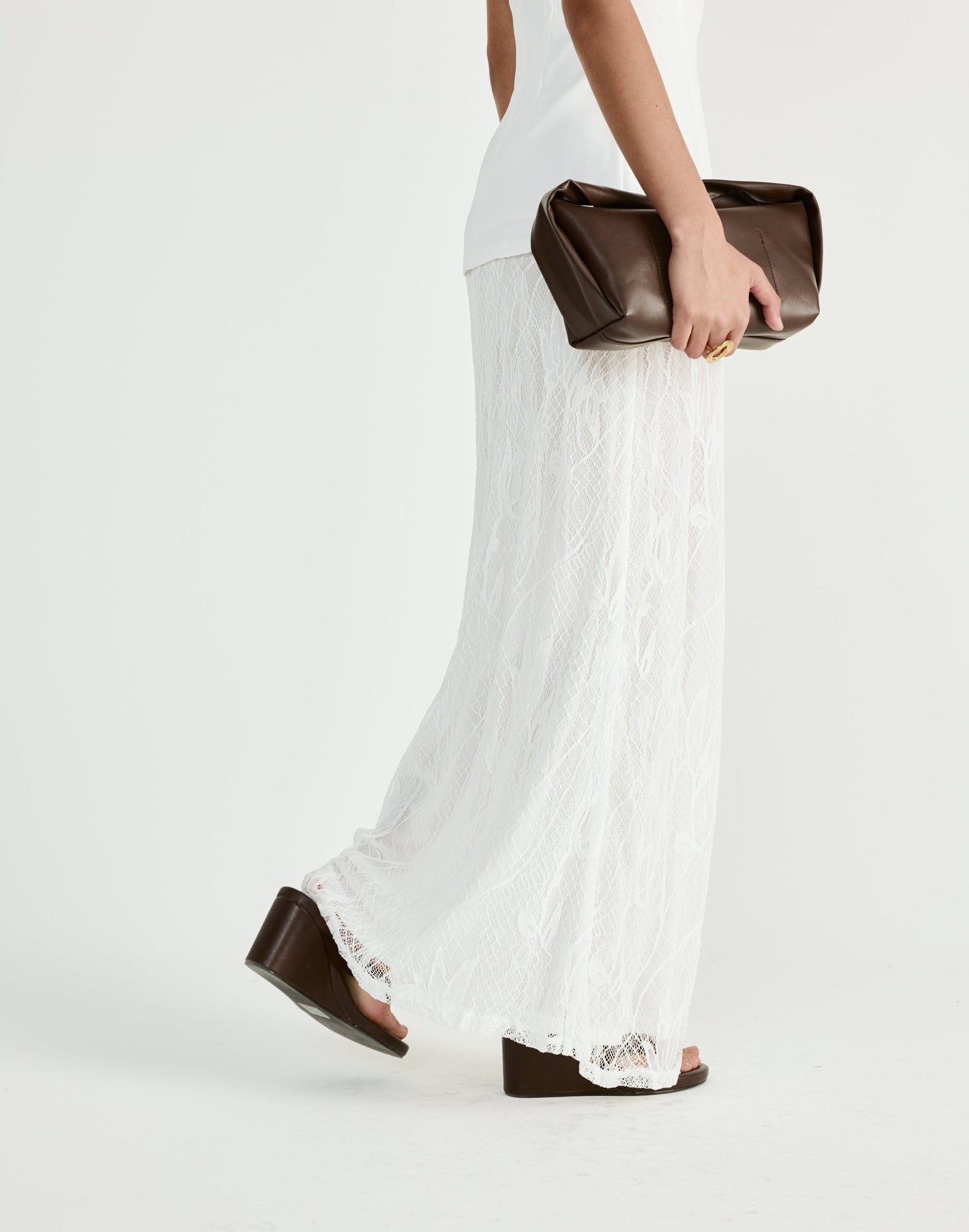 Sita Maxi Skirt (White)
