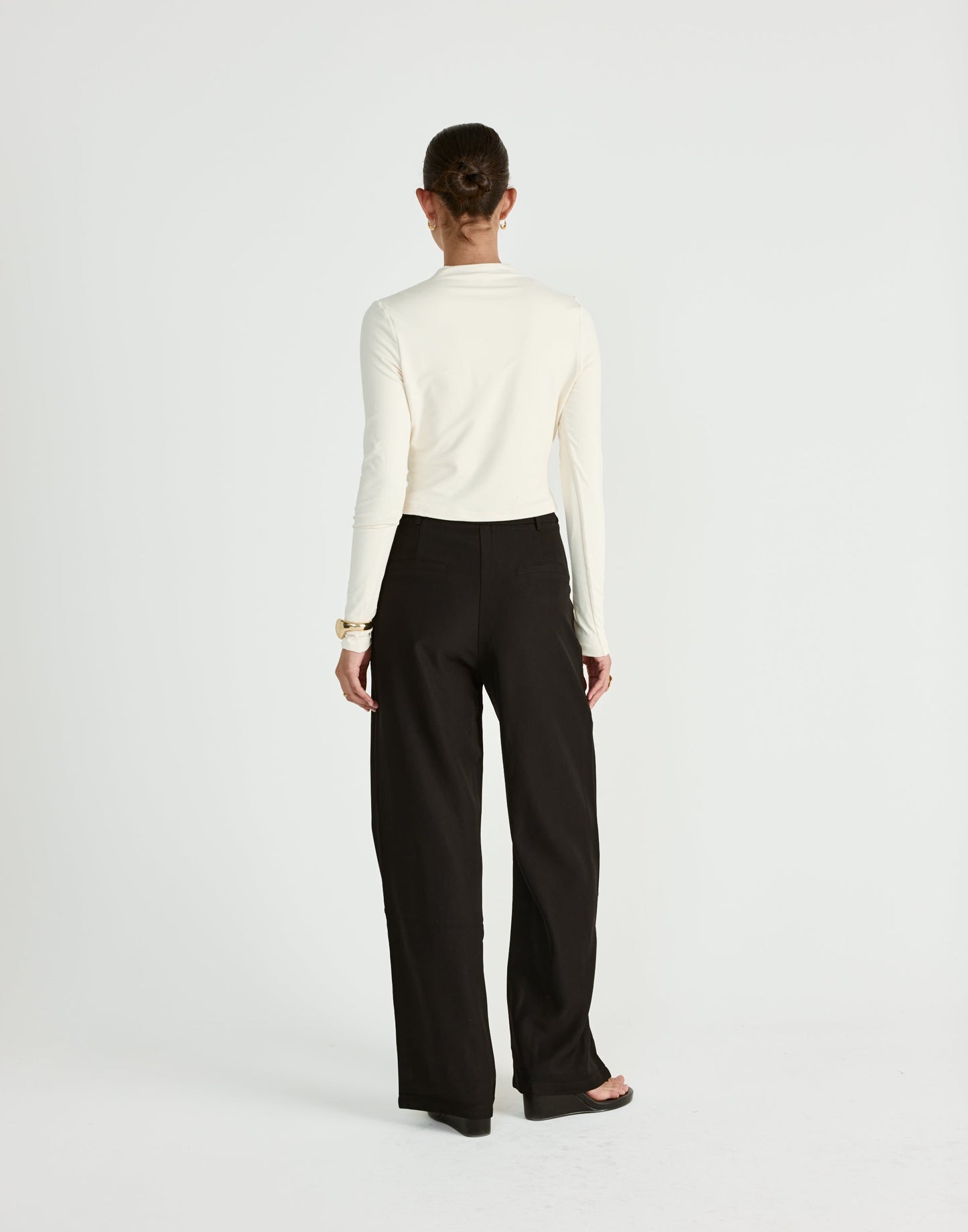 Dimitri Long Sleeve Top (Oat)