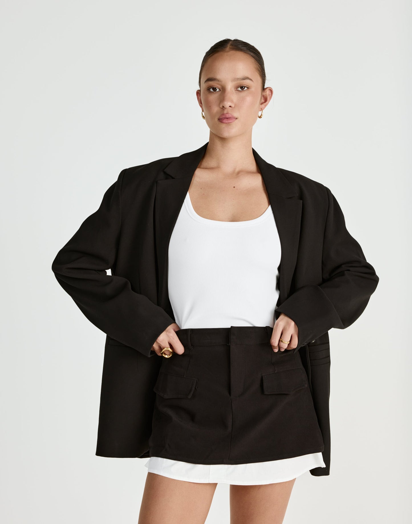 Scarlette Mini Skirt (Black)