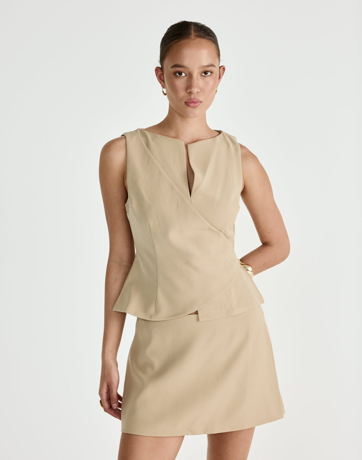 Tonya Mini Skirt (Honey)