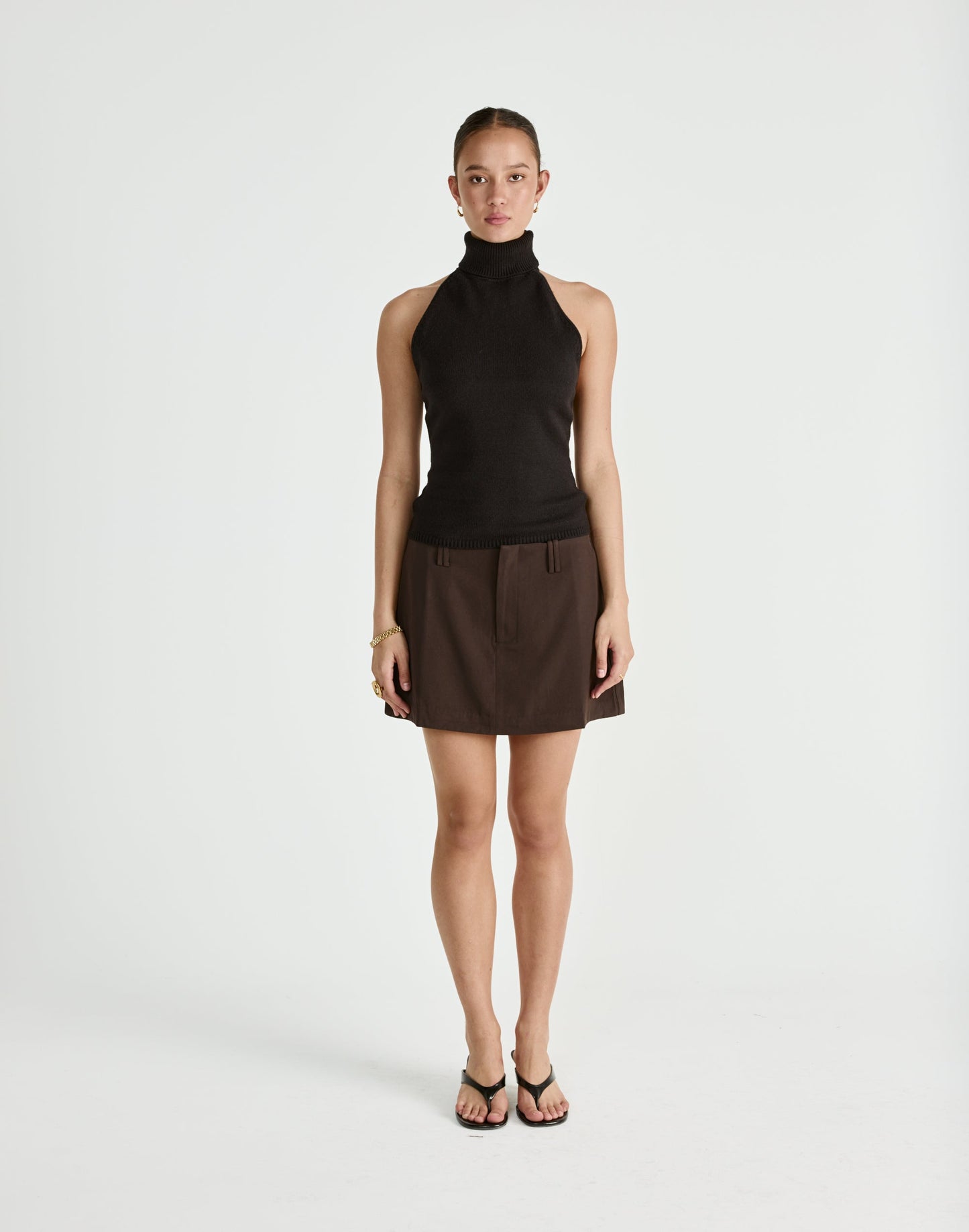 Lupe Skort (Chocolate)