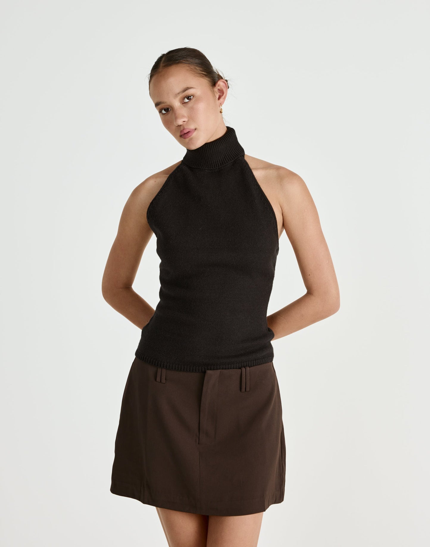 Lupe Skort (Chocolate)