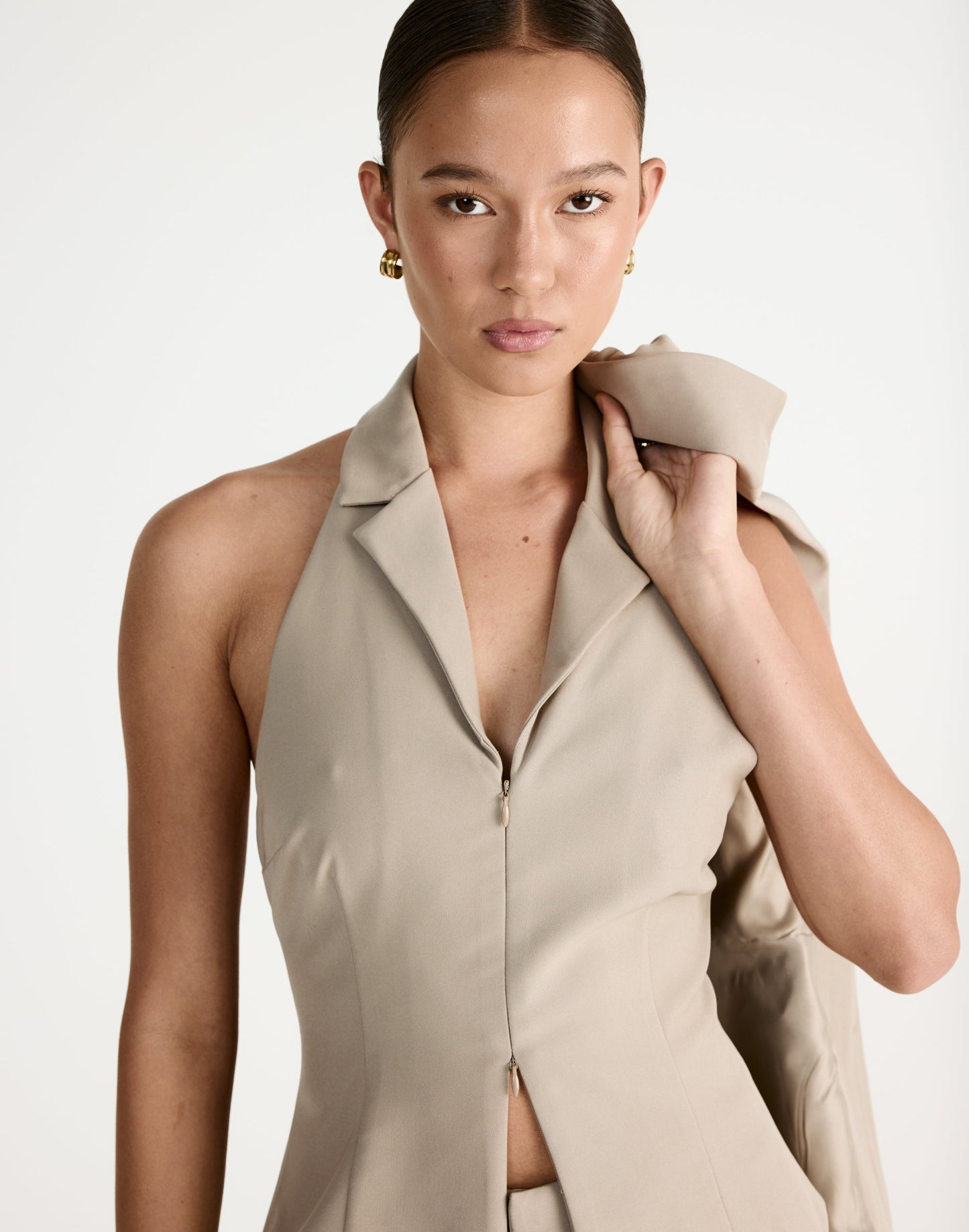 Abbott Vest (Pebble)