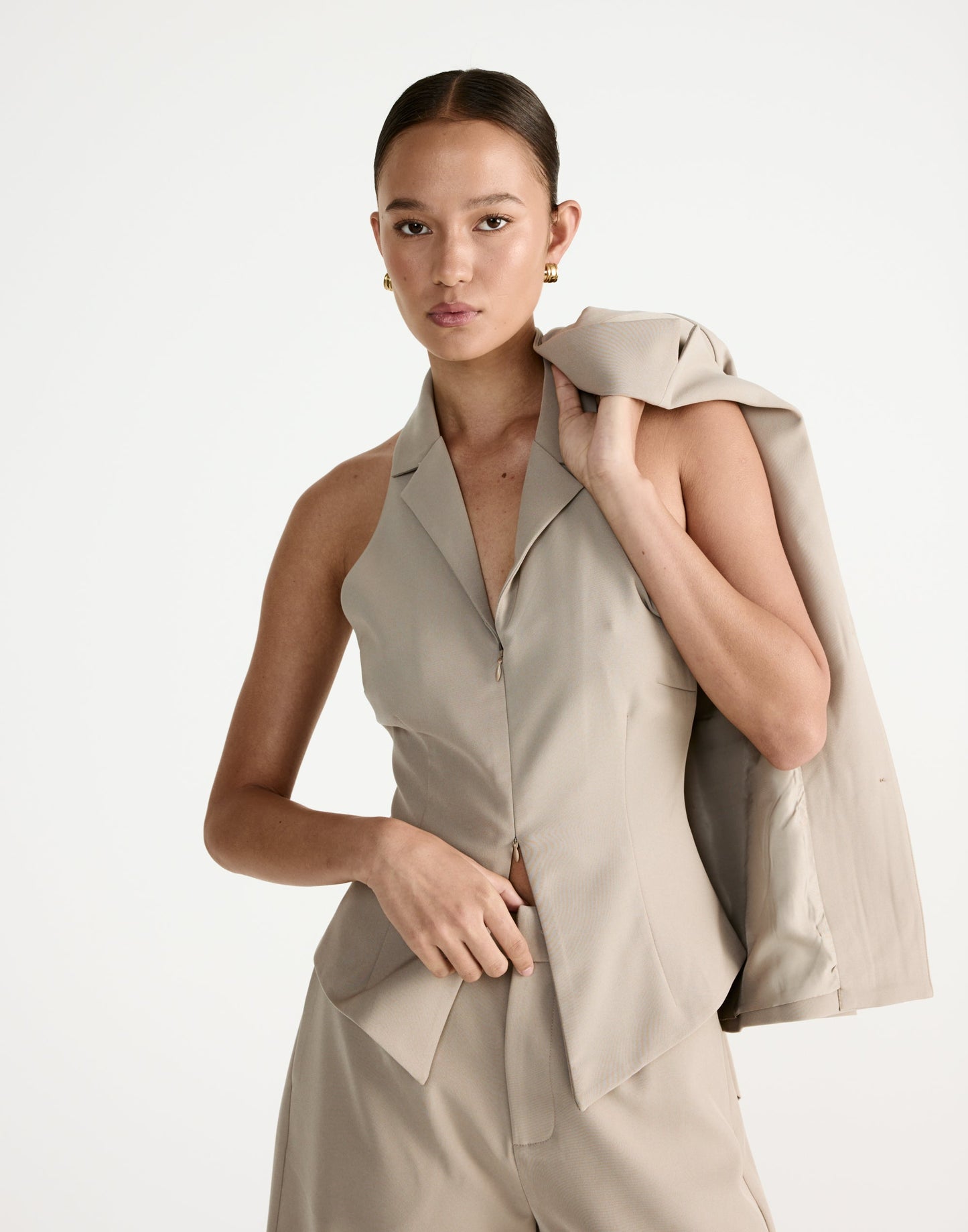 Abbott Vest (Pebble)