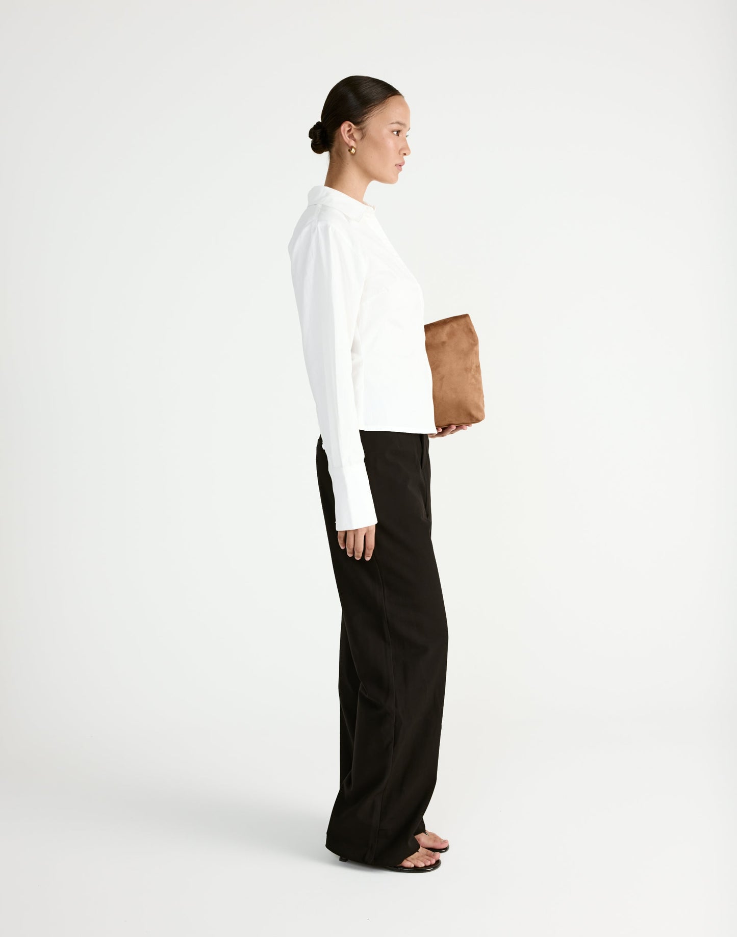 Judah Long Sleeve Top (White)