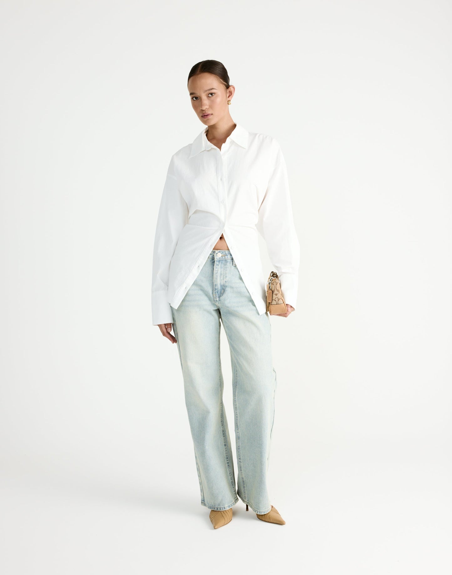 Barrett Long Sleeve Shirt (White)