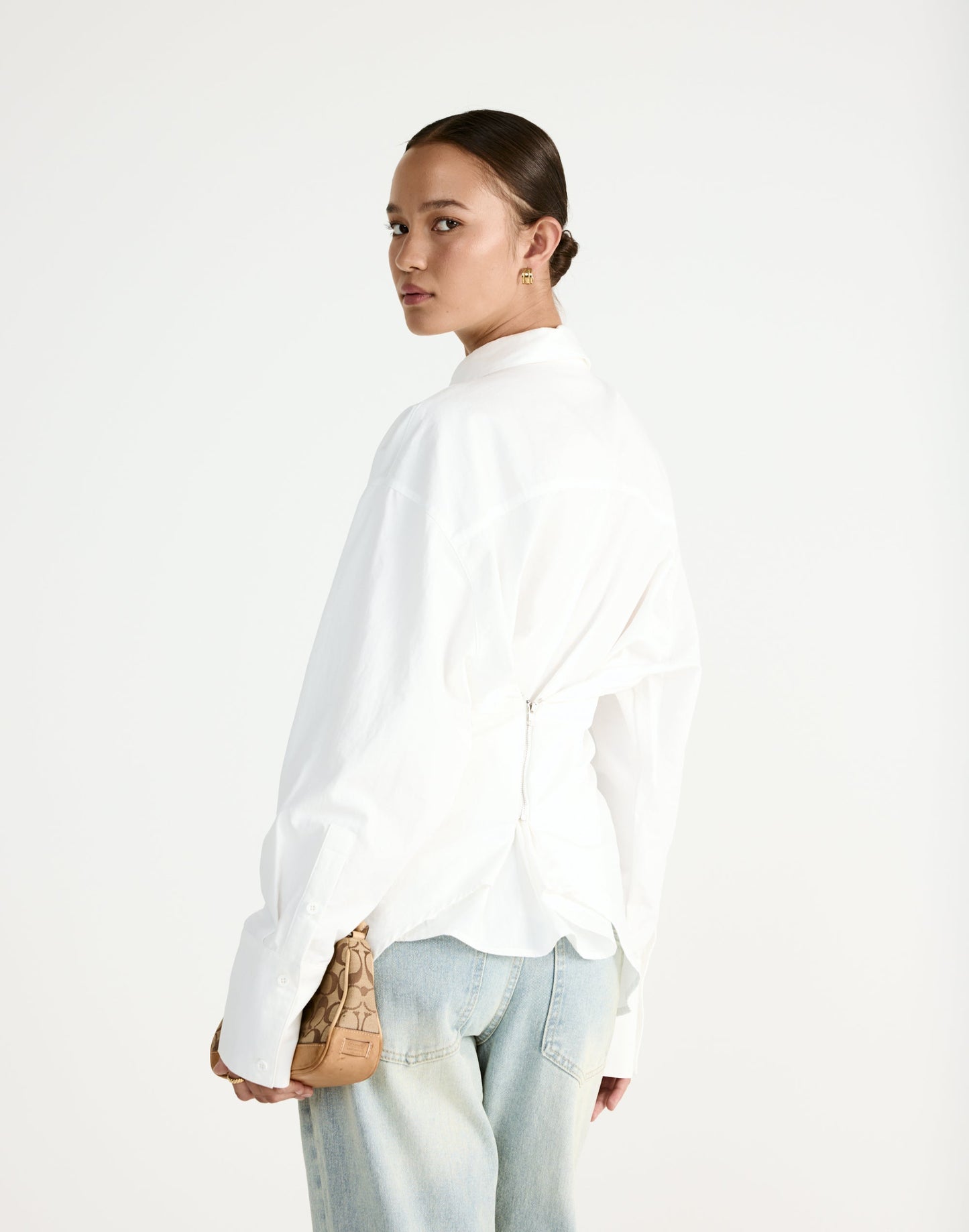 Barrett Long Sleeve Shirt (White)