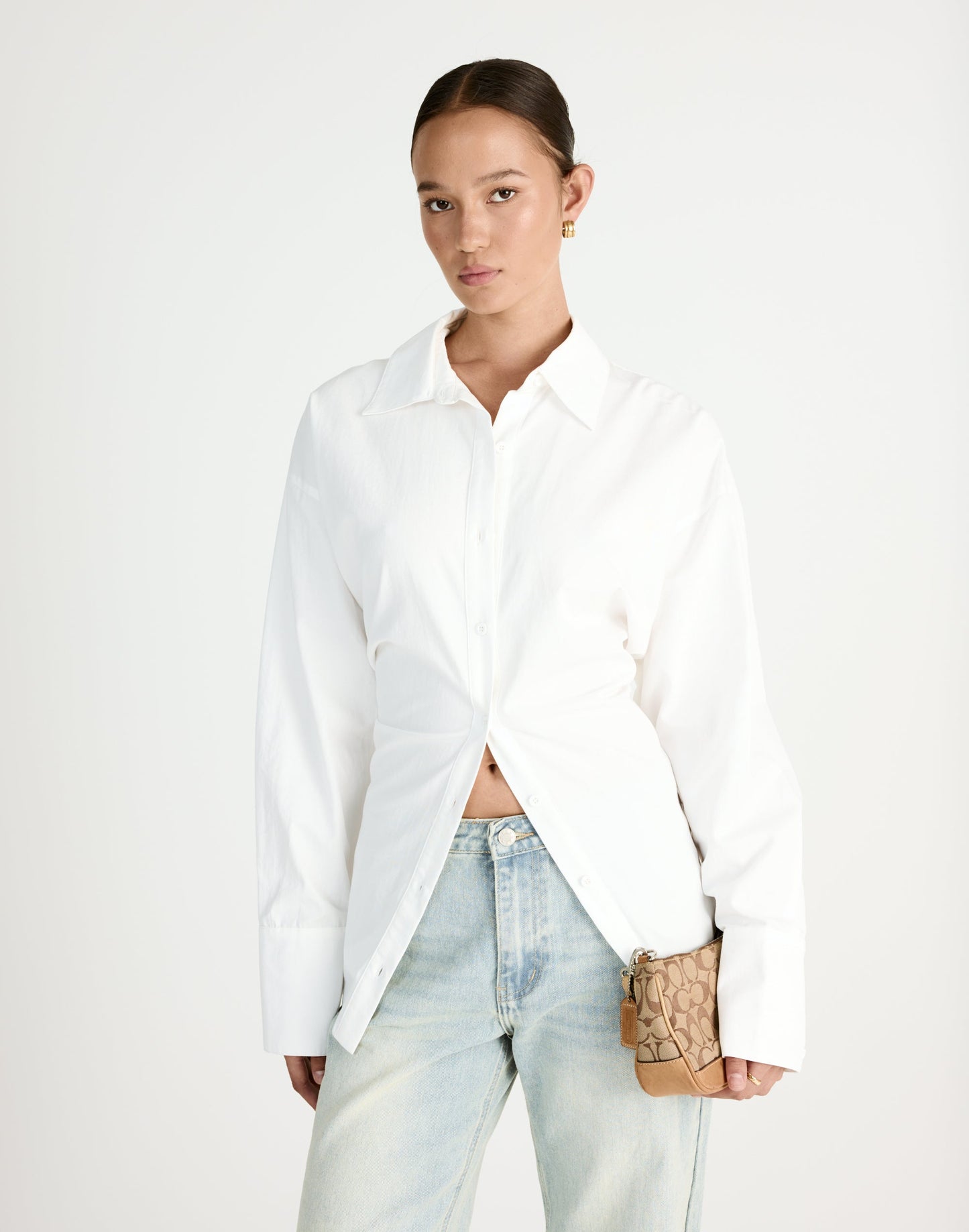 Barrett Long Sleeve Shirt (White)