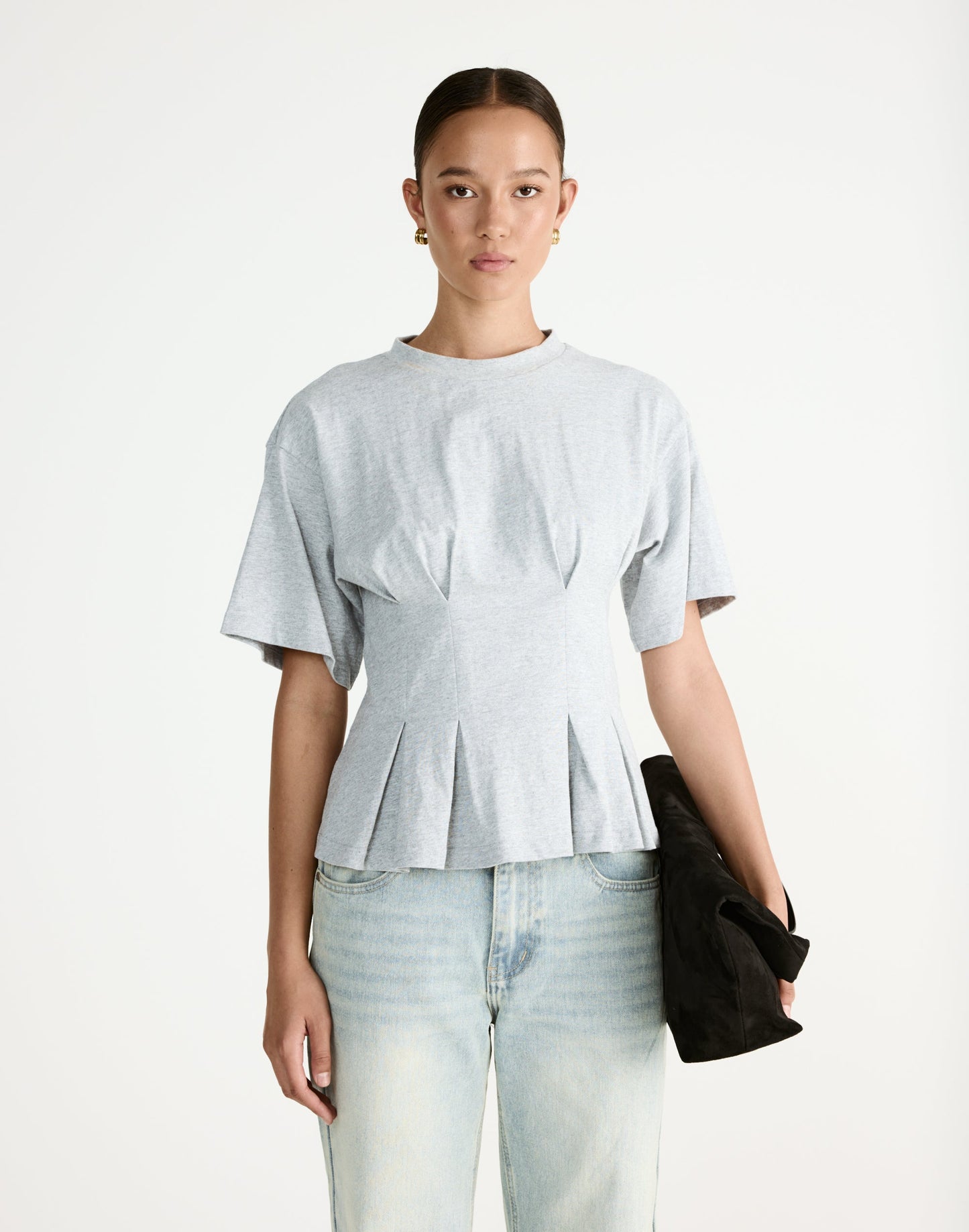 Chaya Top (Grey Marle)