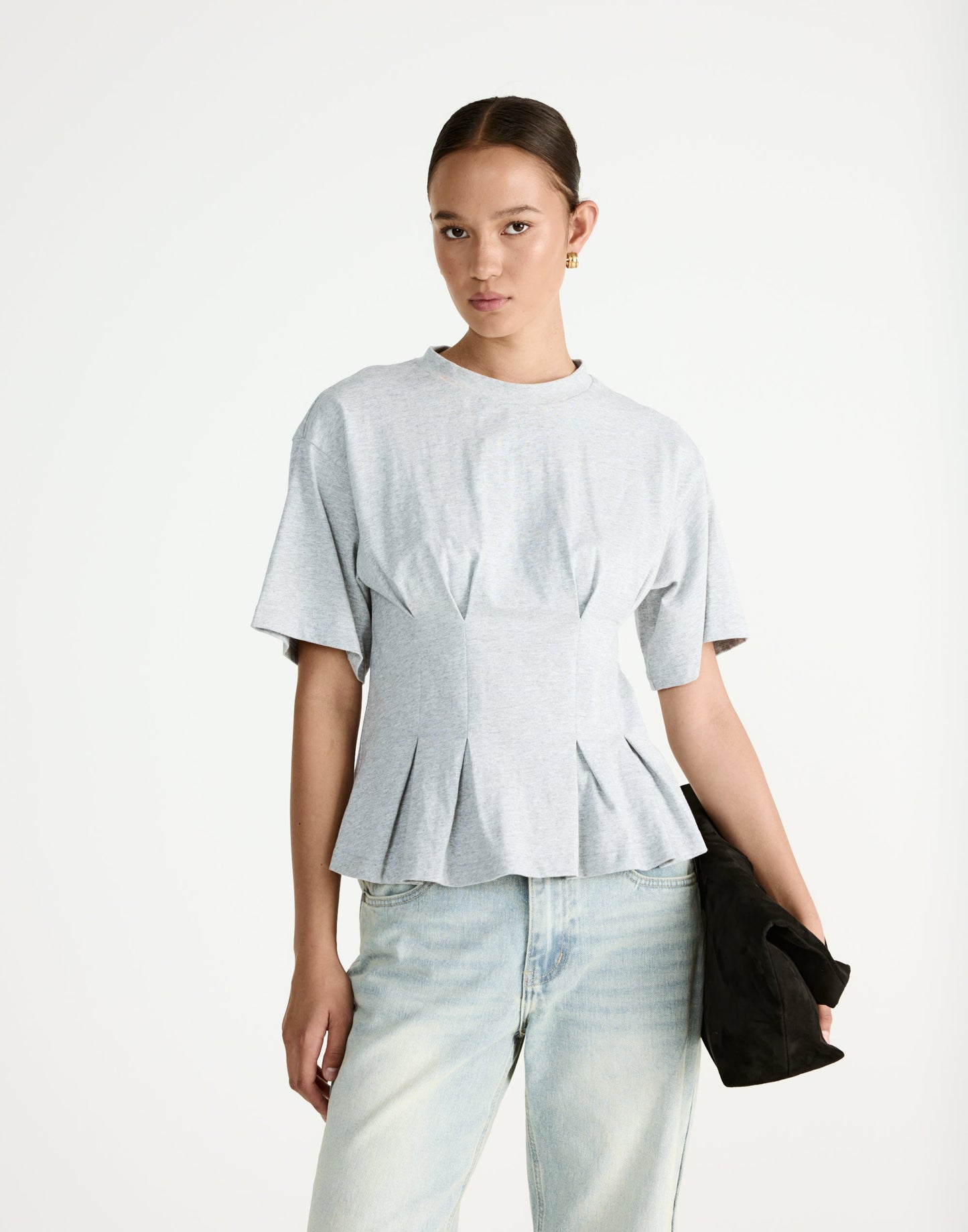 Chaya Top (Grey Marle)