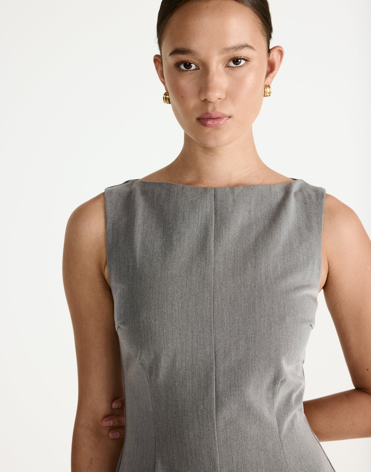 Flux Mini Dress (Grey)