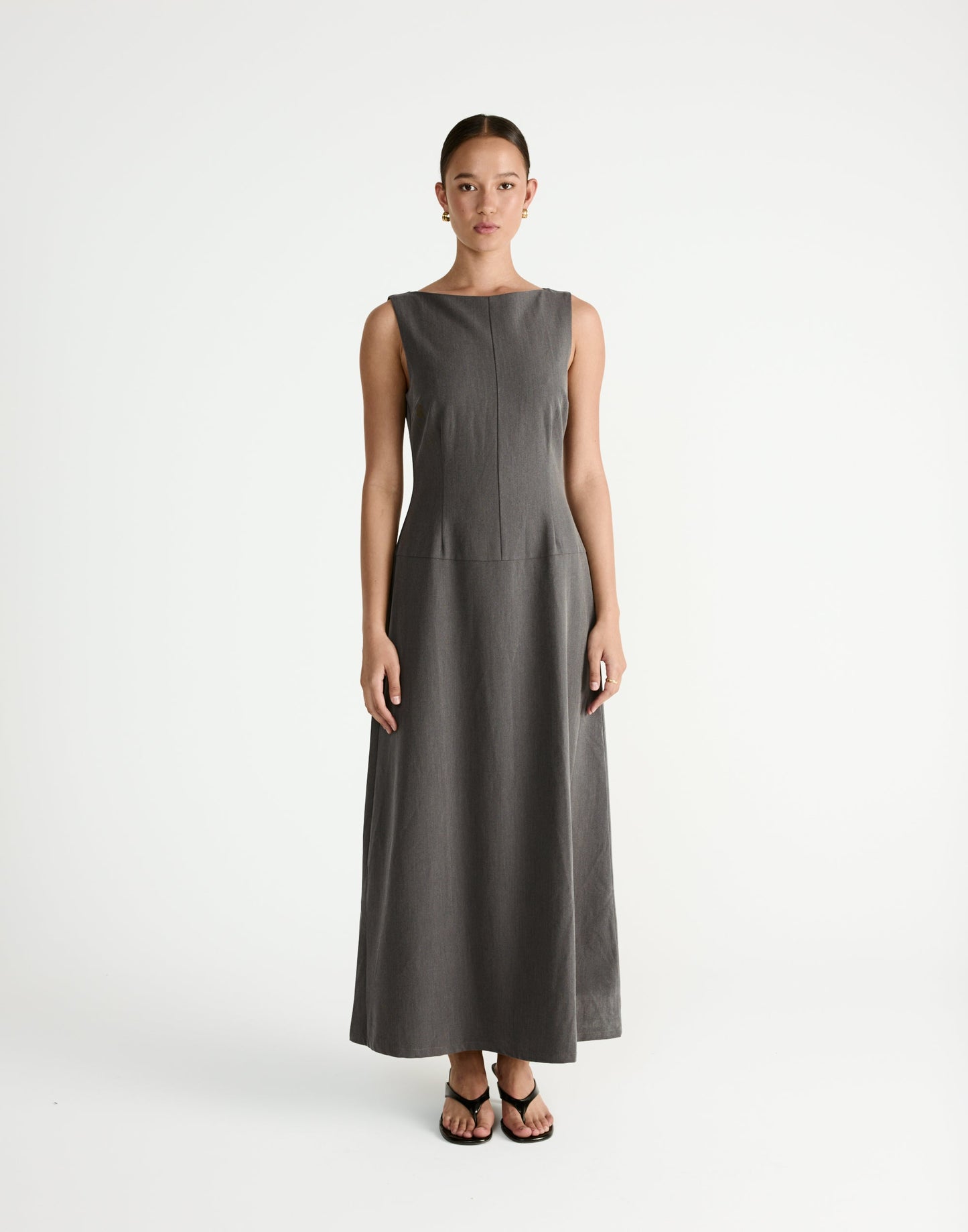 Flux Maxi Dress (Grey)