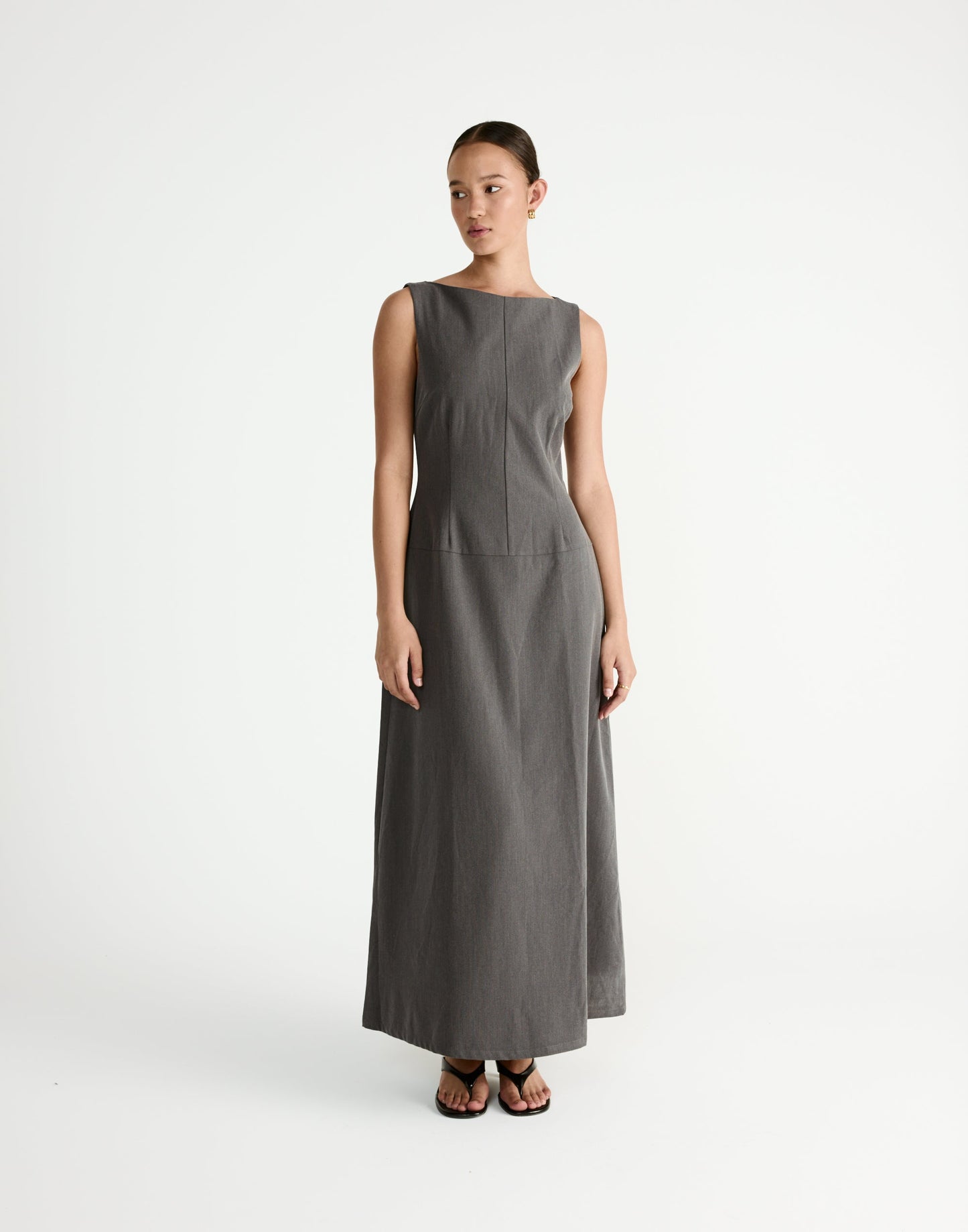 Flux Maxi Dress (Grey)