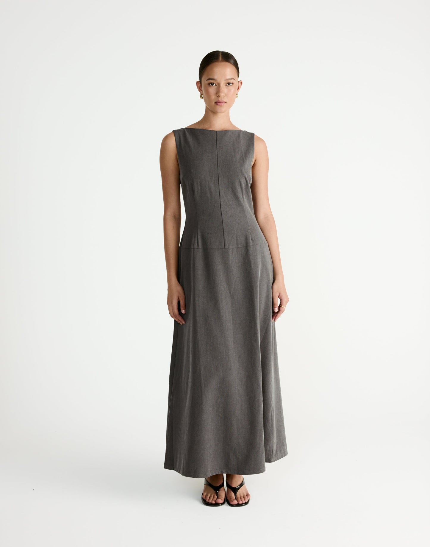 Flux Maxi Dress (Grey)