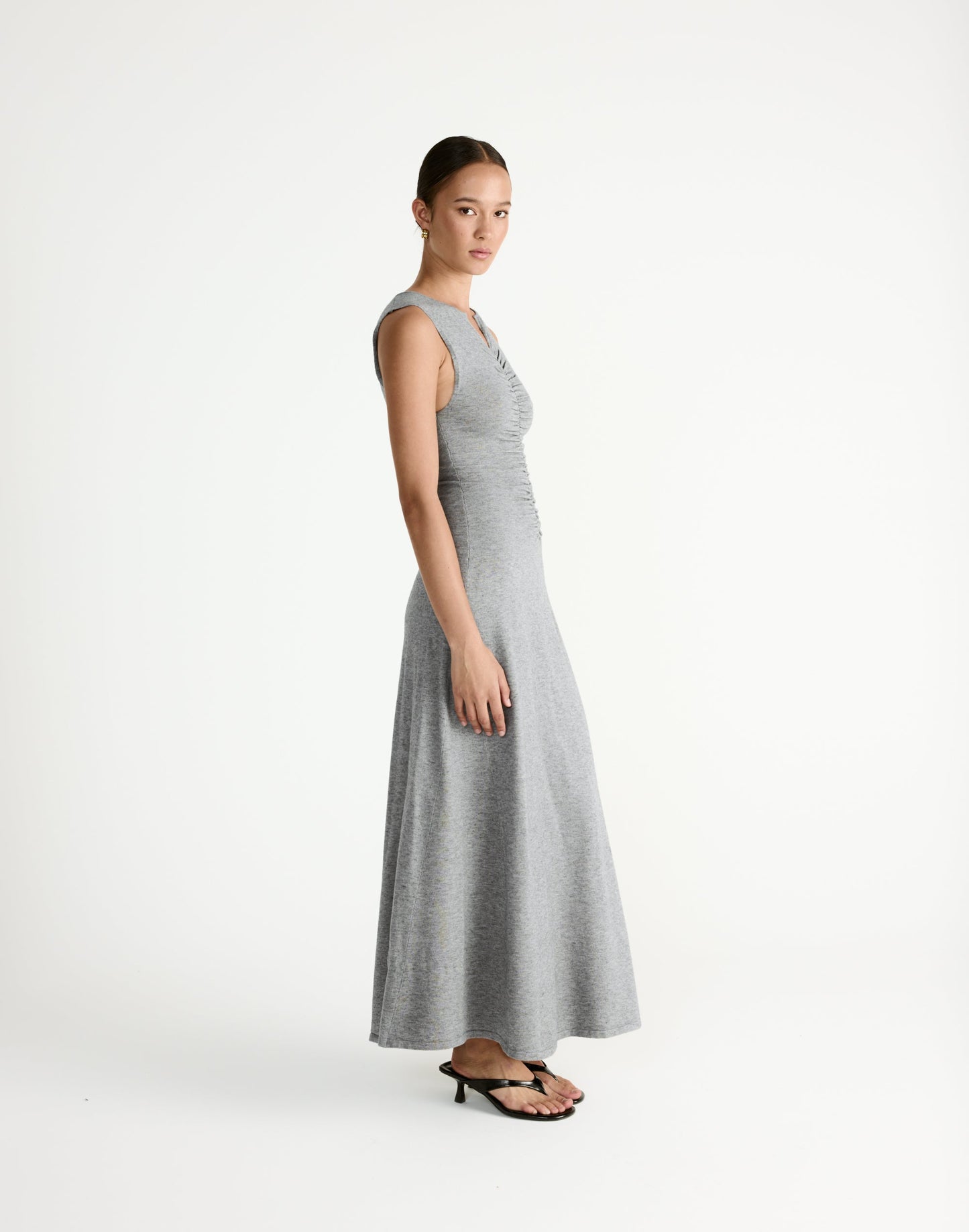 Laney Maxi Dress (Grey Marle)