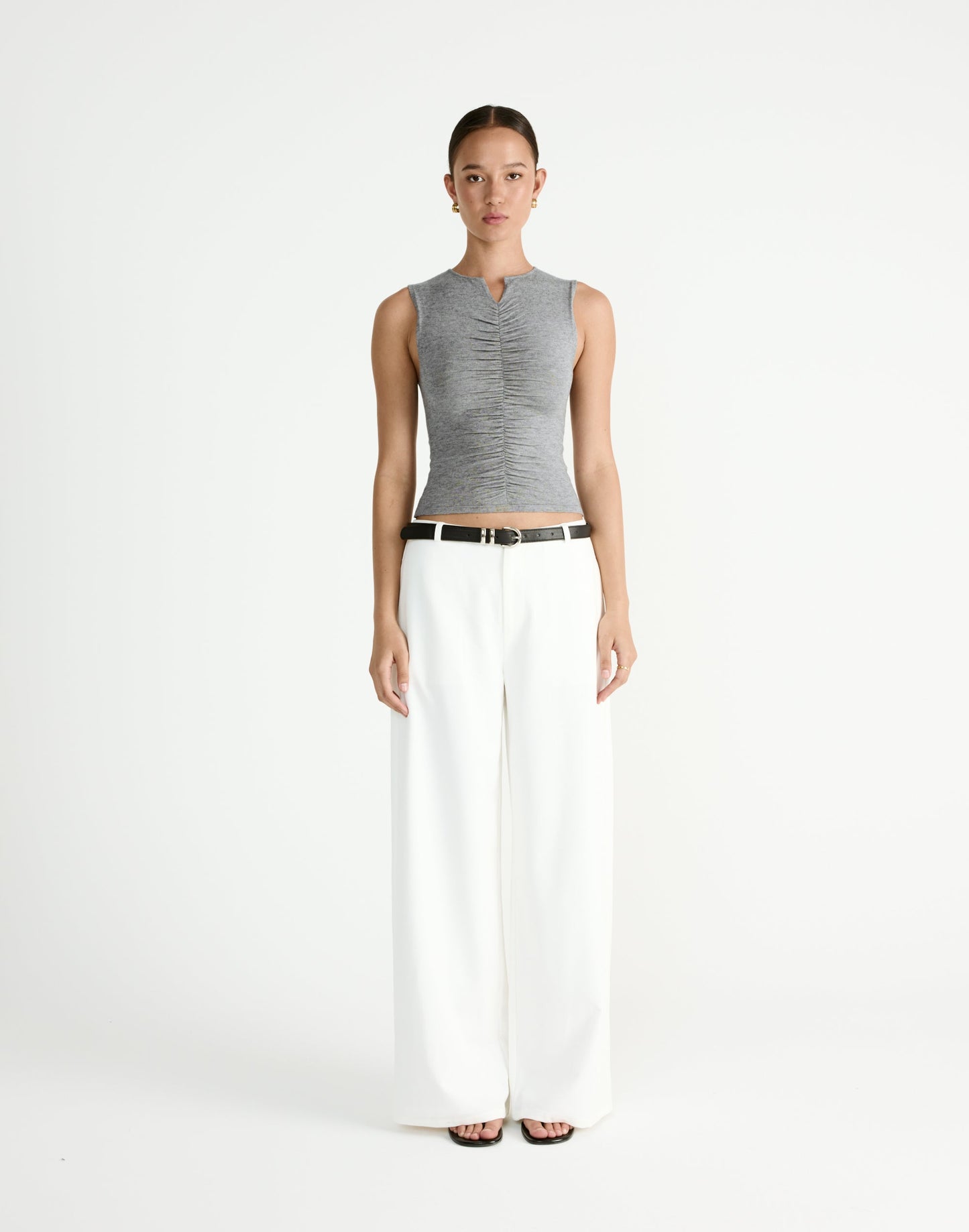 Laney Top (Grey Marle)