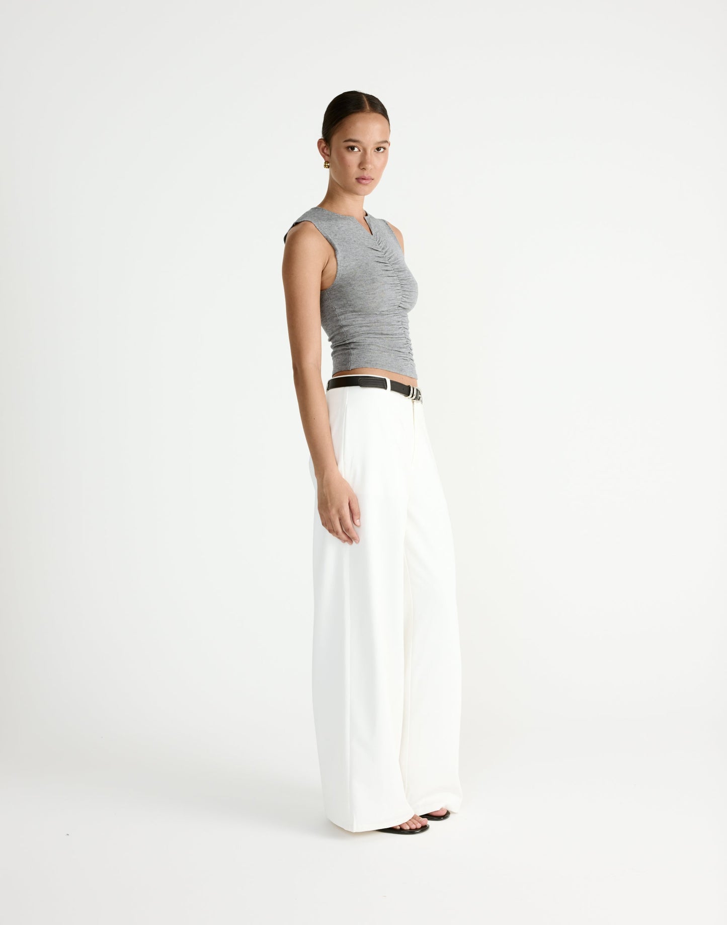 Laney Top (Grey Marle)