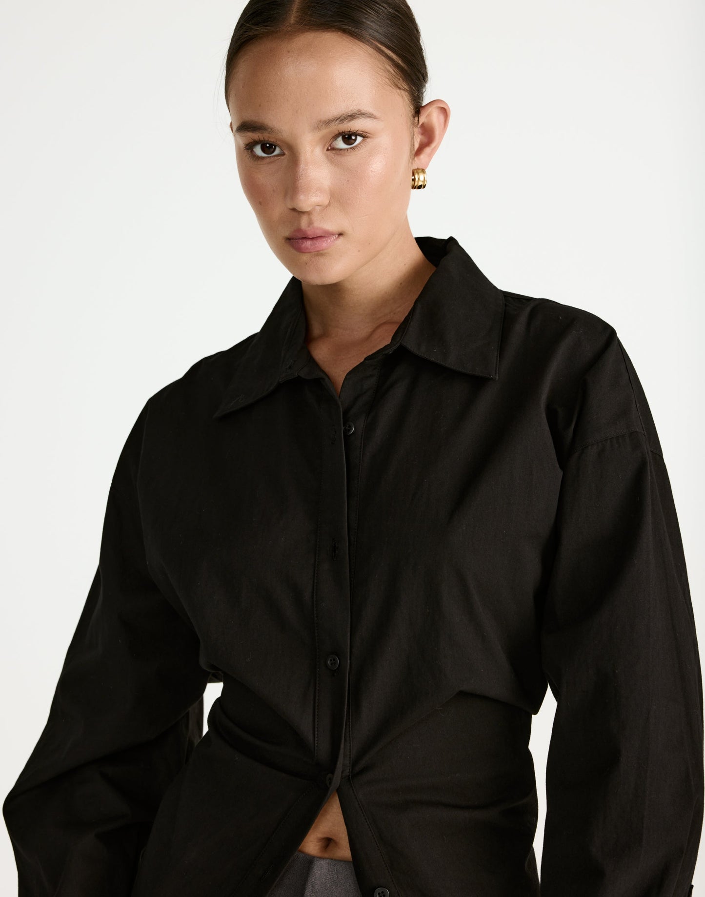 Barrett Long Sleeve Shirt (Black)