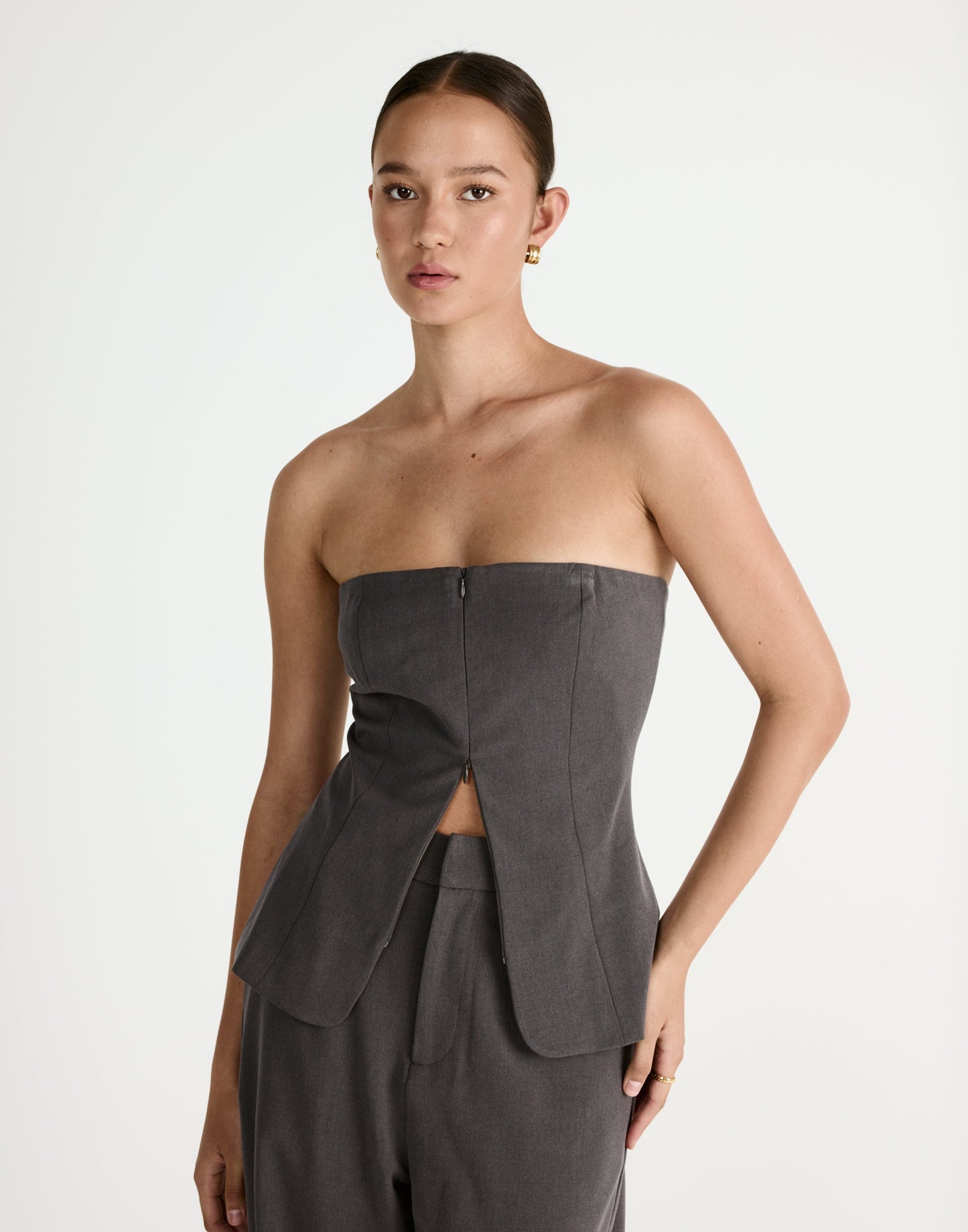 Jenson Top (Grey Texture)