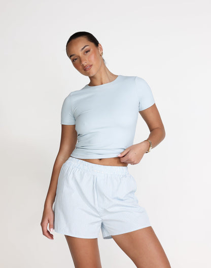 Channing Baby Tee (Baby Blue)