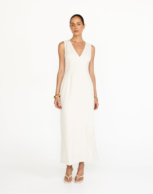Luiza Maxi Dress (Oat)