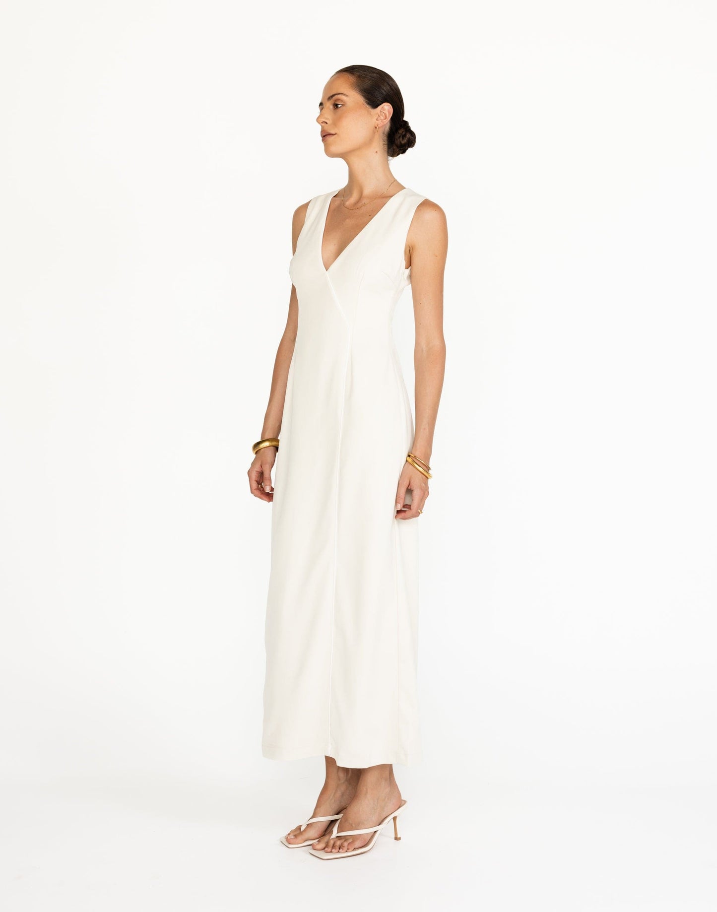 Luiza Maxi Dress (Oat)