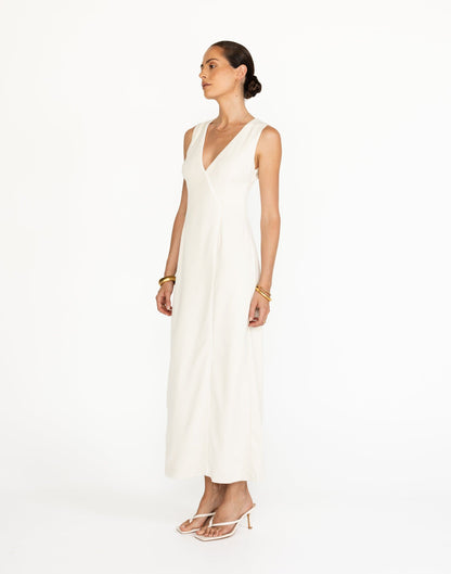 Luiza Maxi Dress (Oat)
