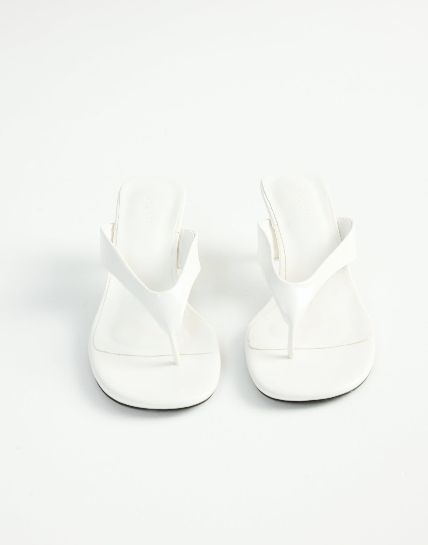 Niesha Heels (White Shine) - By Billini