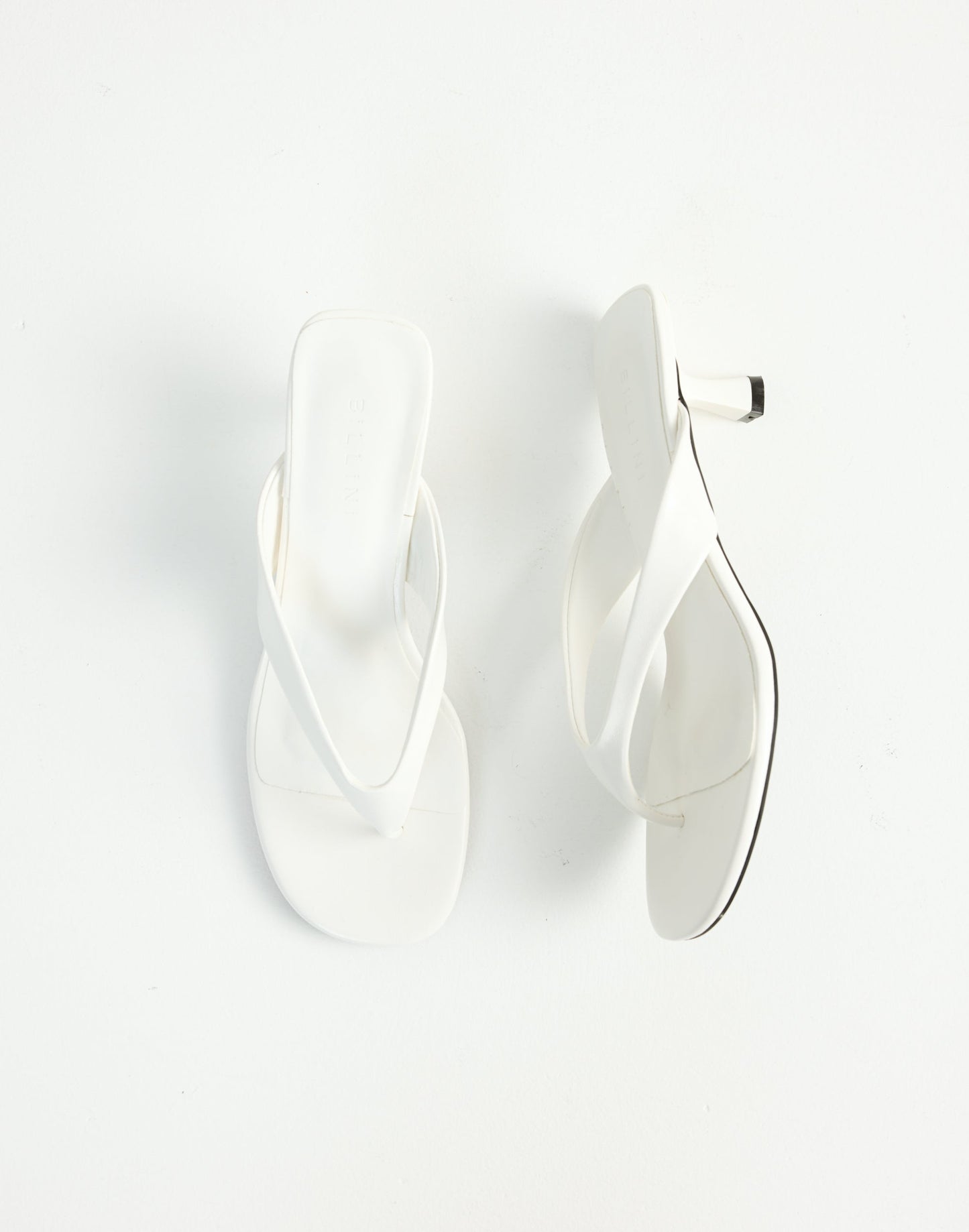 Niesha Heels (White Shine) - By Billini