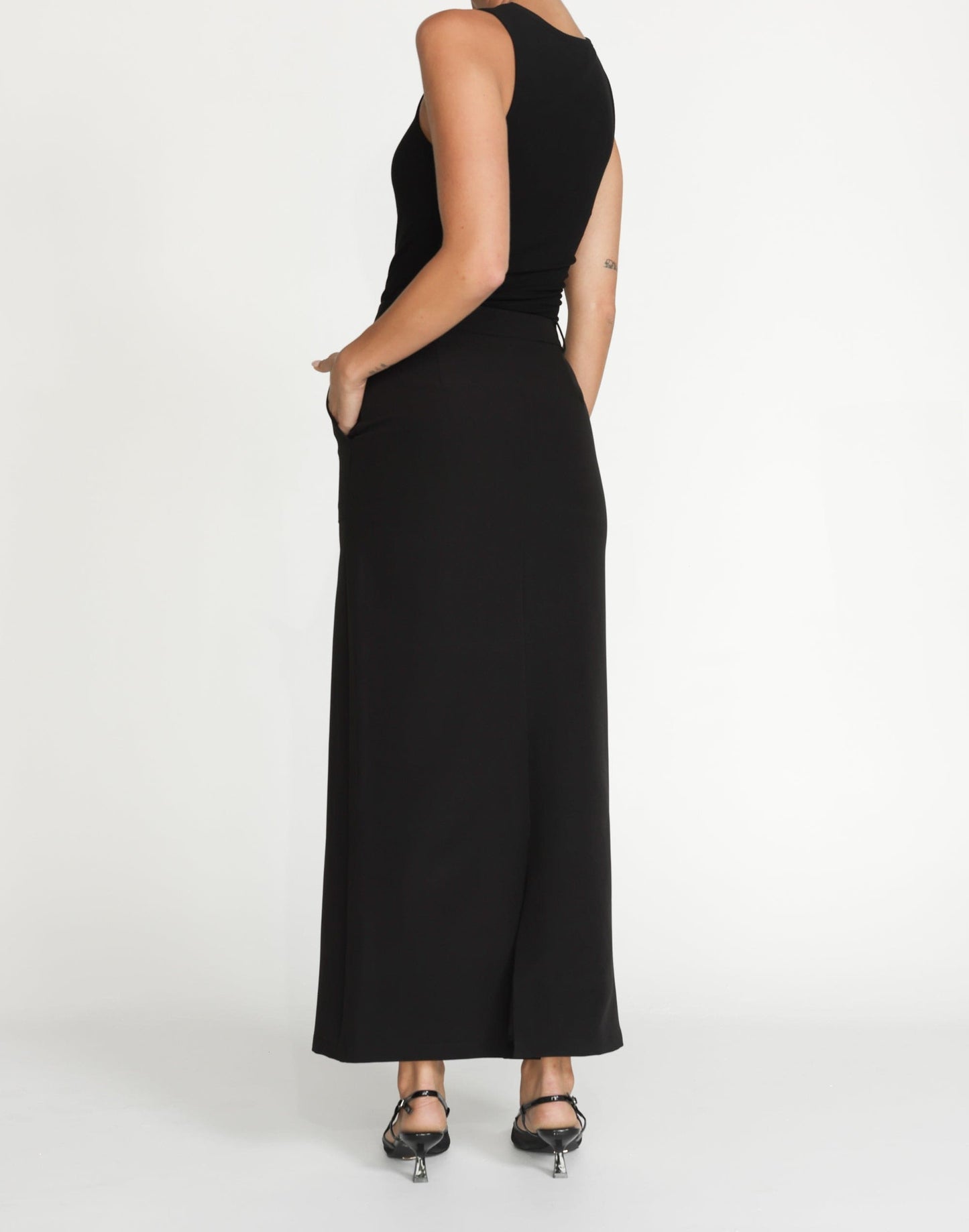 Micaela Maxi Skirt (Black)