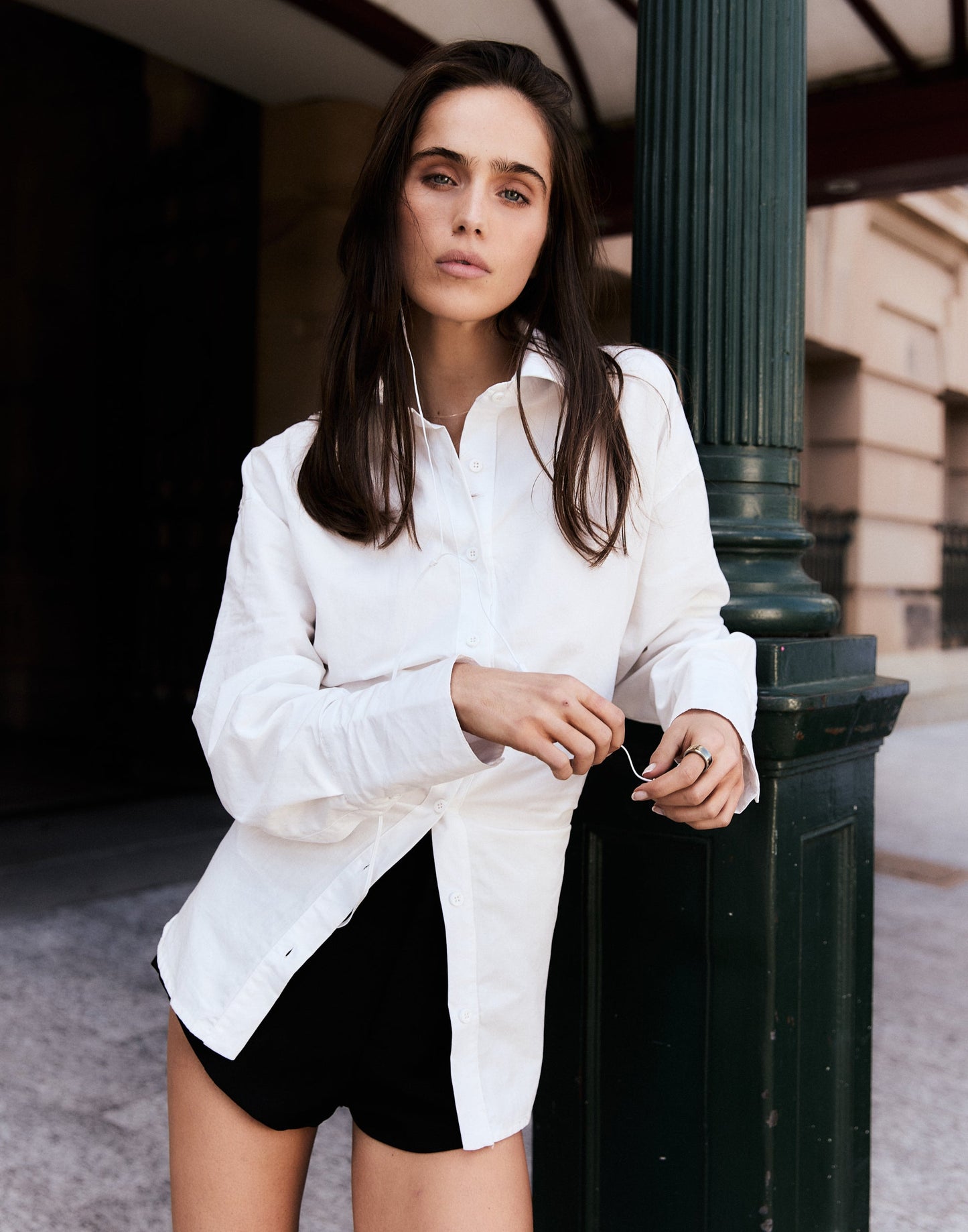 Barrett Long Sleeve Shirt (White)