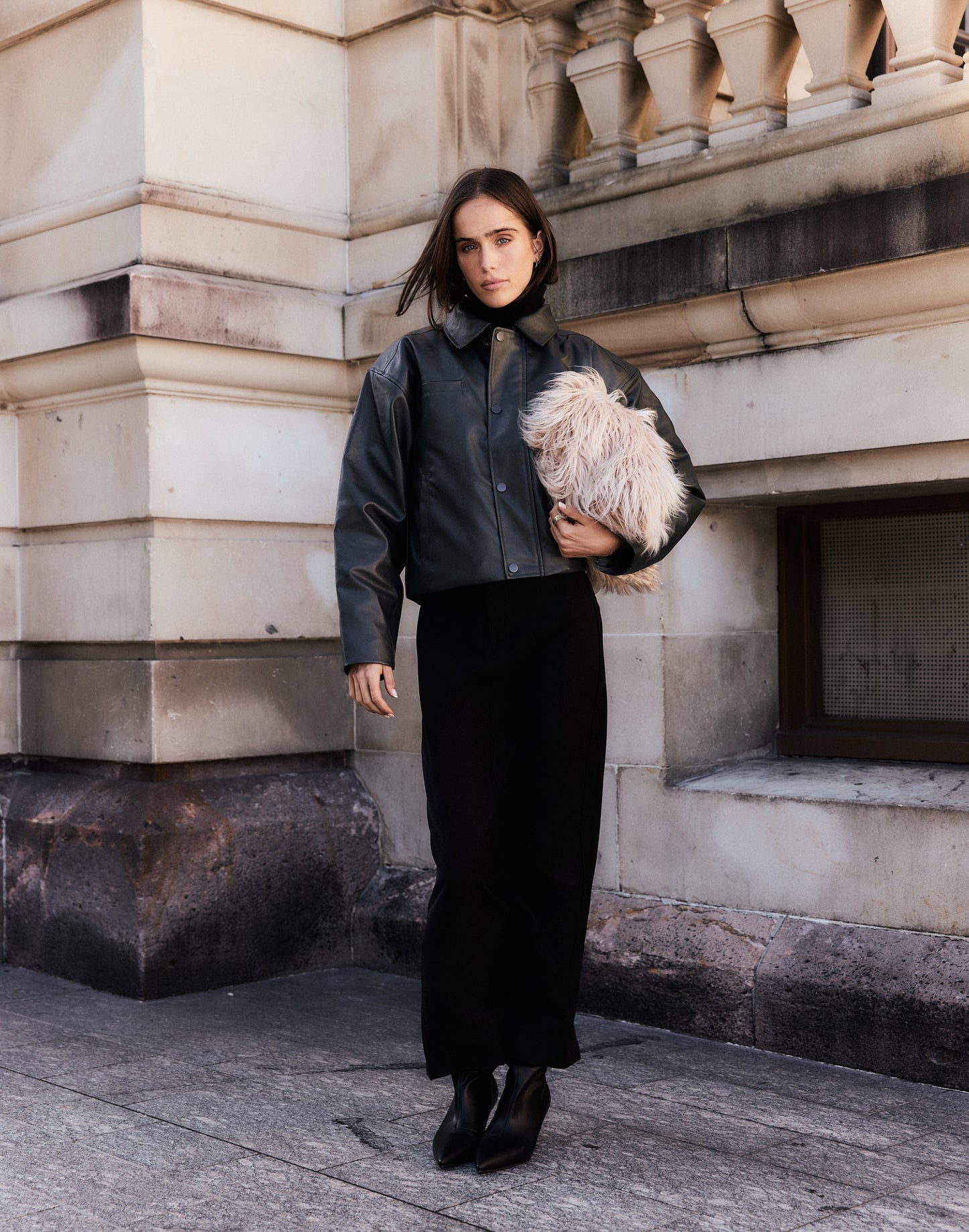 Giana Maxi Skirt (Black)