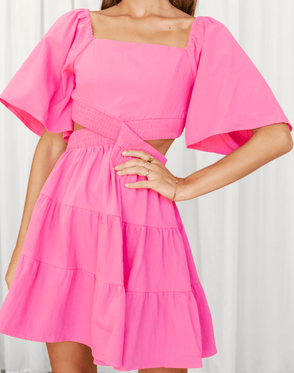 Allysa Mini Dress (Pink)